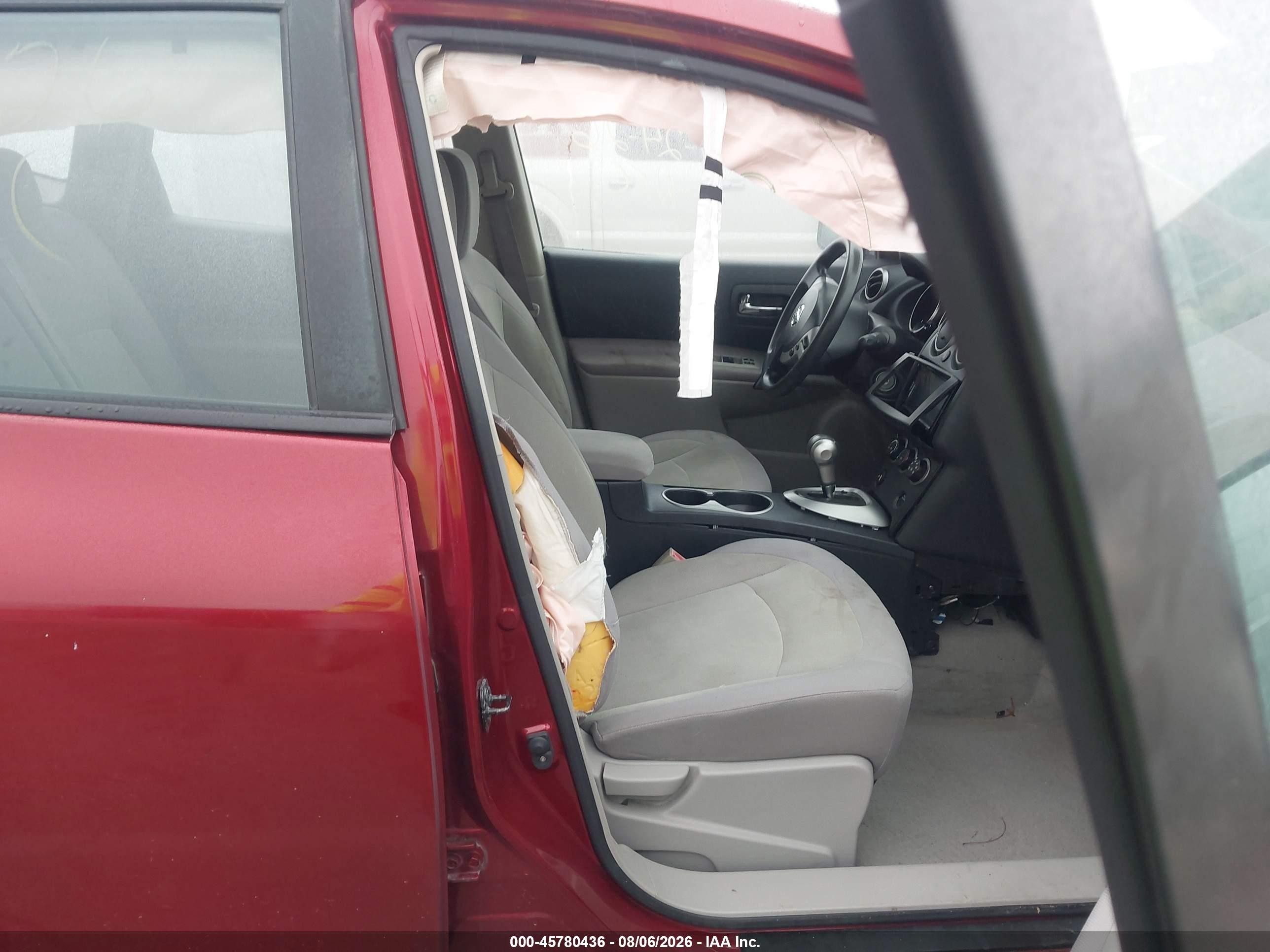 2010 Nissan Rogue S Red vin: JN8AS5MVXAW115516