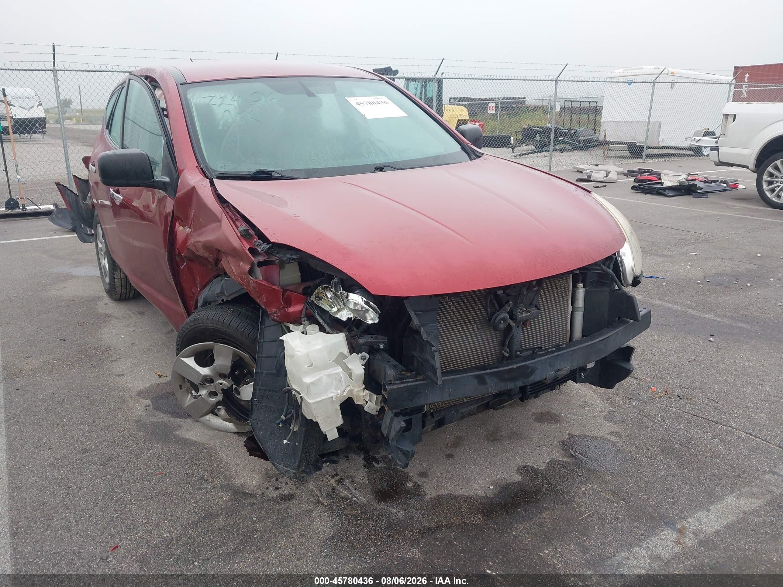 2010 Nissan Rogue S Red vin: JN8AS5MVXAW115516