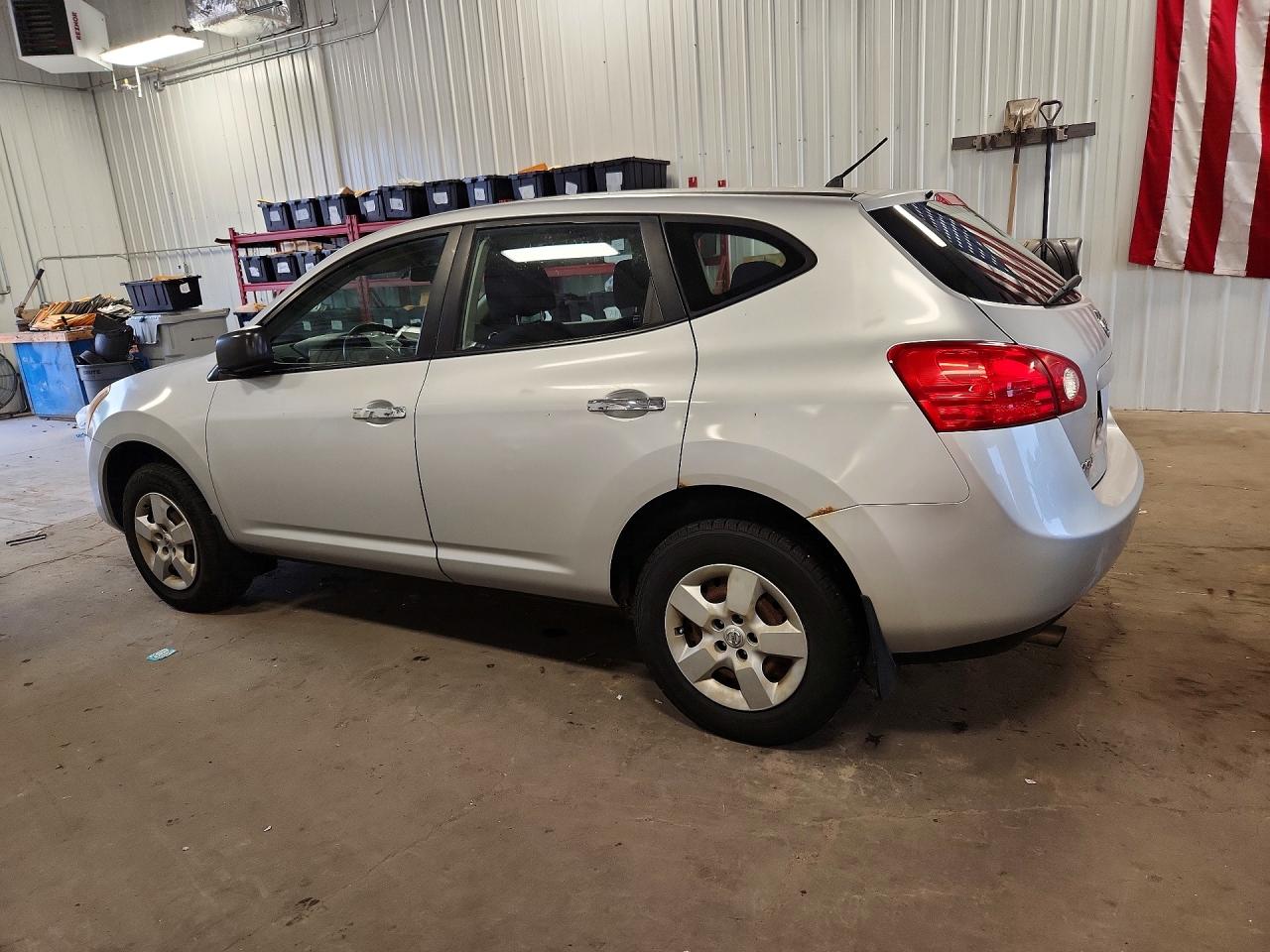 2010 Nissan Rogue S Silver vin: JN8AS5MVXAW118870