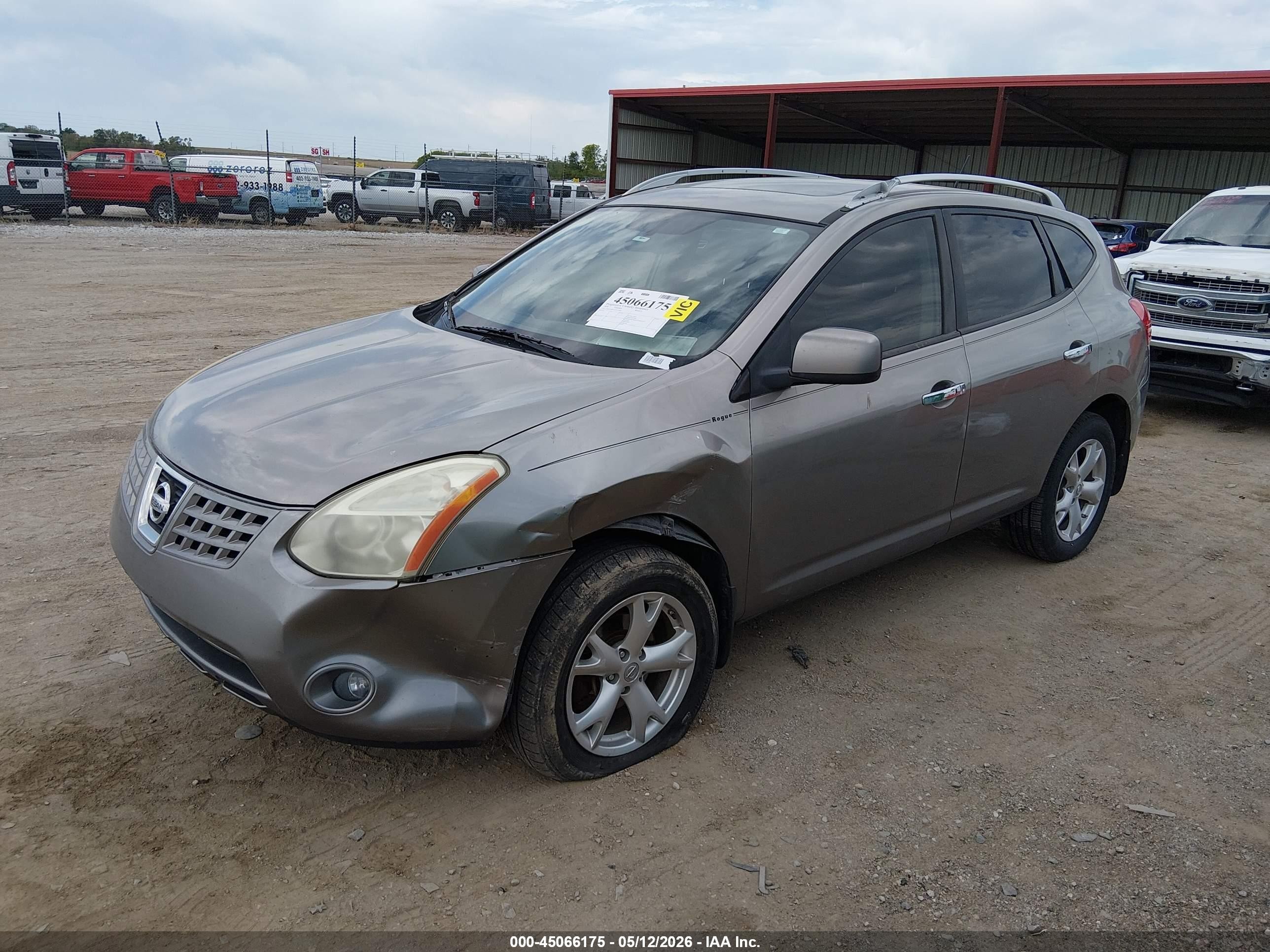 2010 Nissan Rogue Sl Gray vin: JN8AS5MVXAW119985