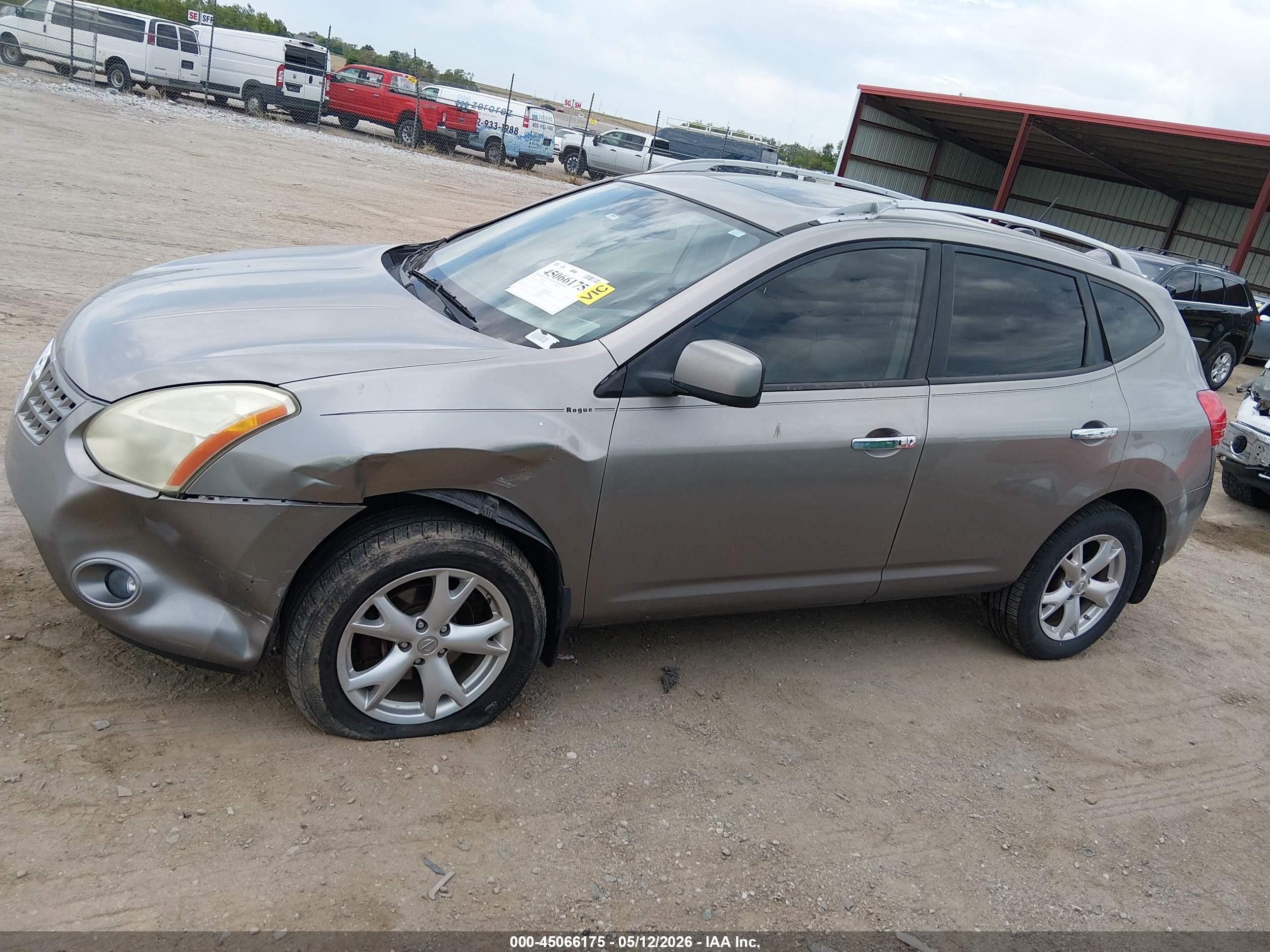 2010 Nissan Rogue Sl Gray vin: JN8AS5MVXAW119985