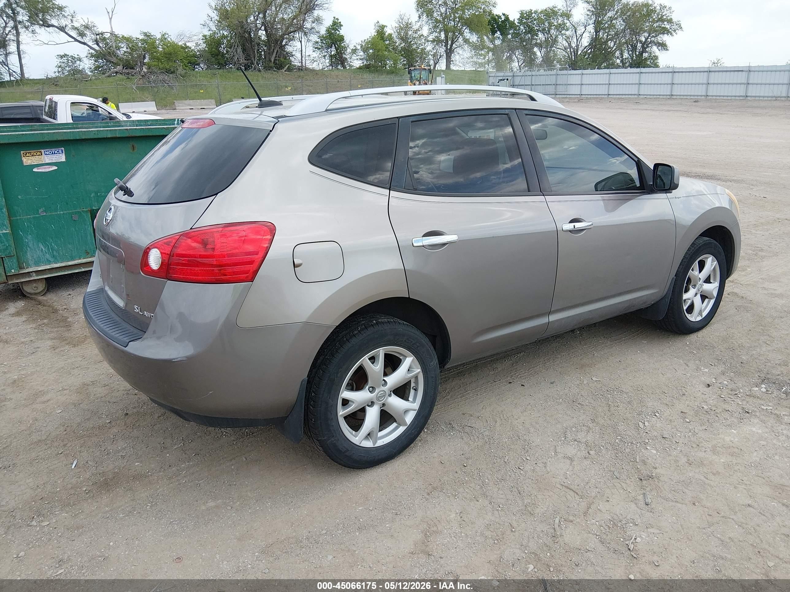2010 Nissan Rogue Sl Gray vin: JN8AS5MVXAW119985