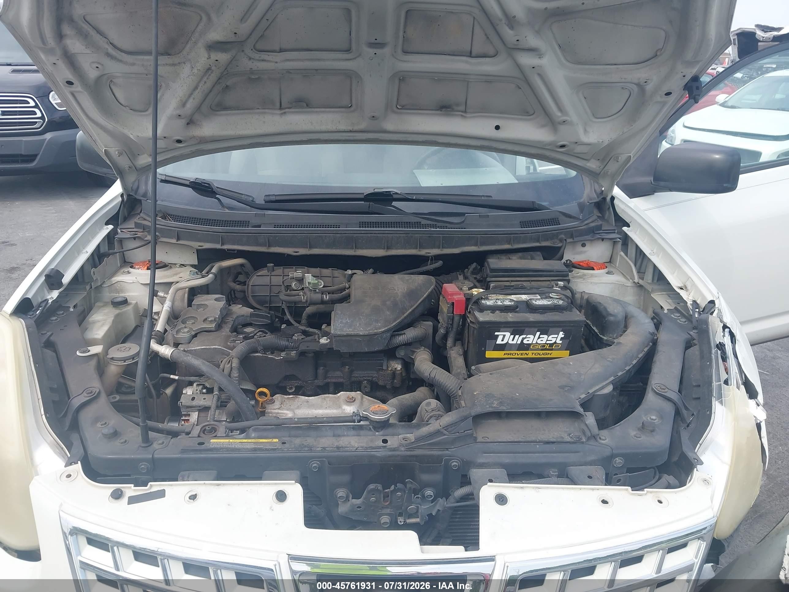 2010 Nissan Rogue S Белый vin: JN8AS5MVXAW121932