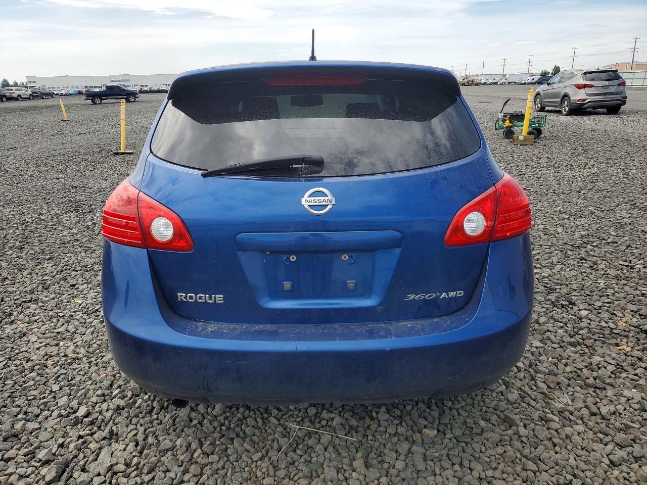 2010 Nissan Rogue S Blue vin: JN8AS5MVXAW131151