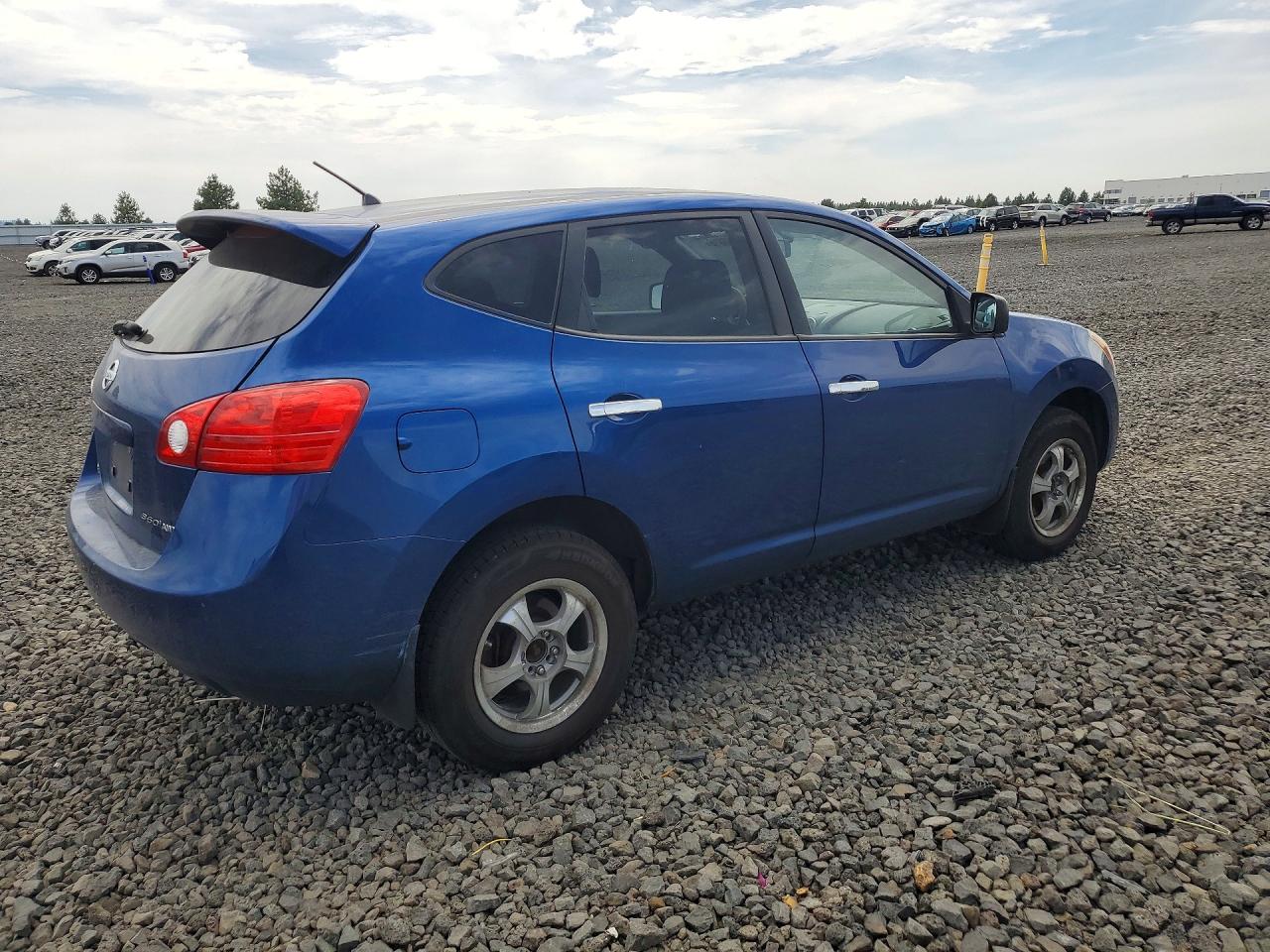 2010 Nissan Rogue S Blue vin: JN8AS5MVXAW131151