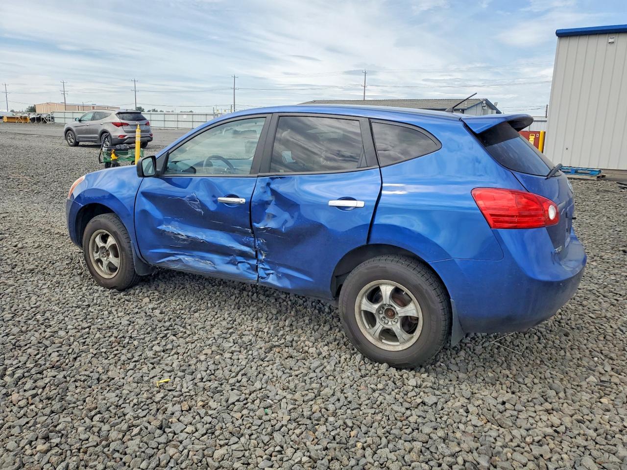 2010 Nissan Rogue S Blue vin: JN8AS5MVXAW131151