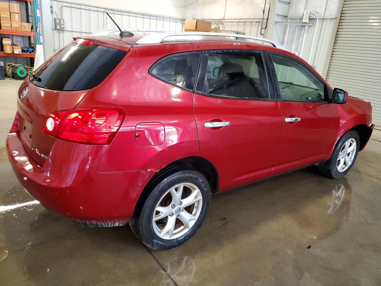 2010 Nissan Rogue S Red vin: JN8AS5MVXAW137404