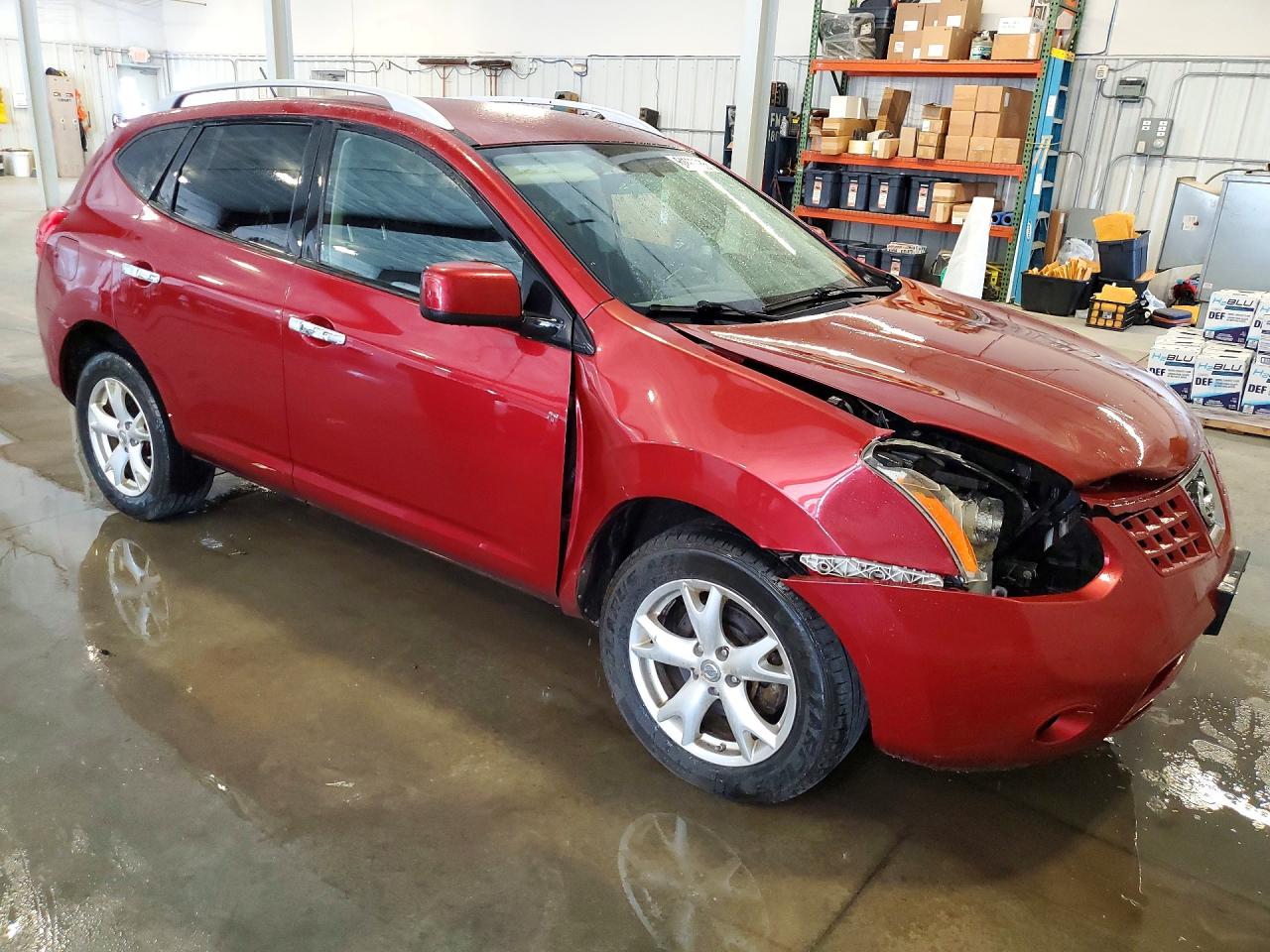 2010 Nissan Rogue S Red vin: JN8AS5MVXAW137404