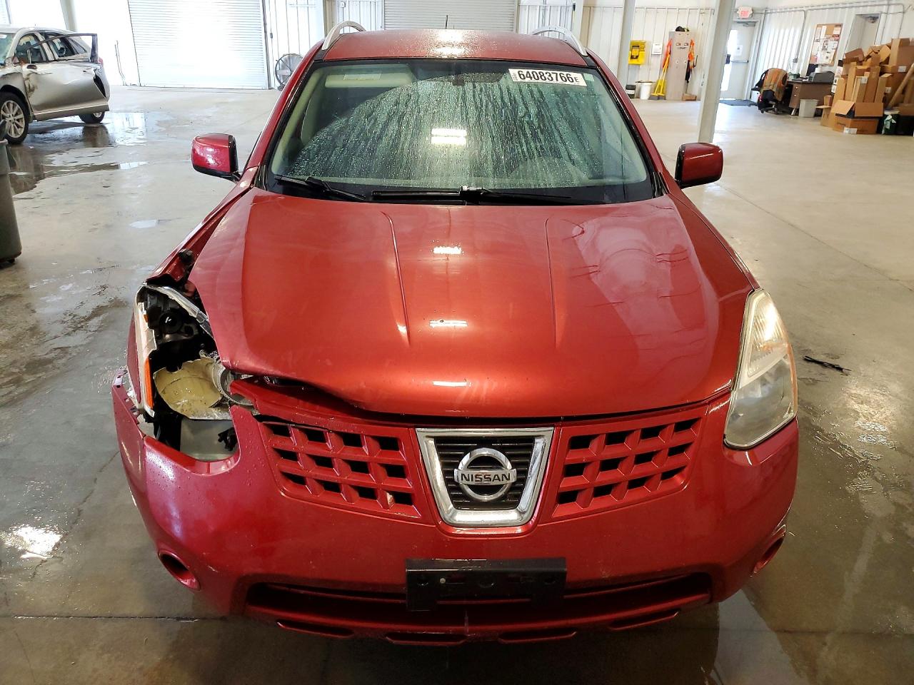 2010 Nissan Rogue S Red vin: JN8AS5MVXAW137404