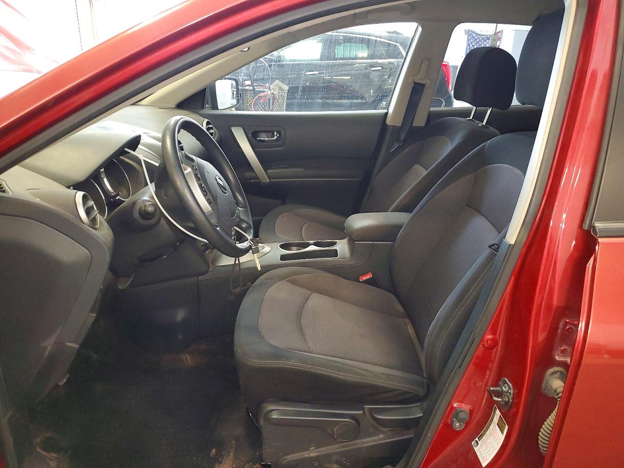 2010 Nissan Rogue S Red vin: JN8AS5MVXAW137404