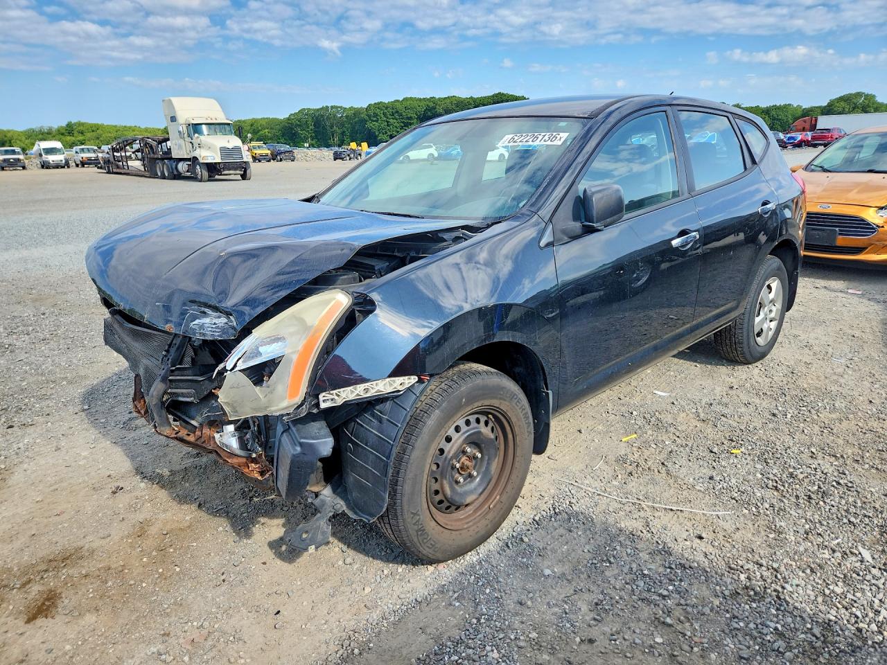 2010 Nissan Rogue S Black vin: JN8AS5MVXAW137435