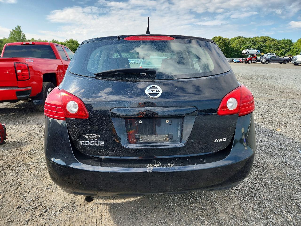 2010 Nissan Rogue S Black vin: JN8AS5MVXAW137435