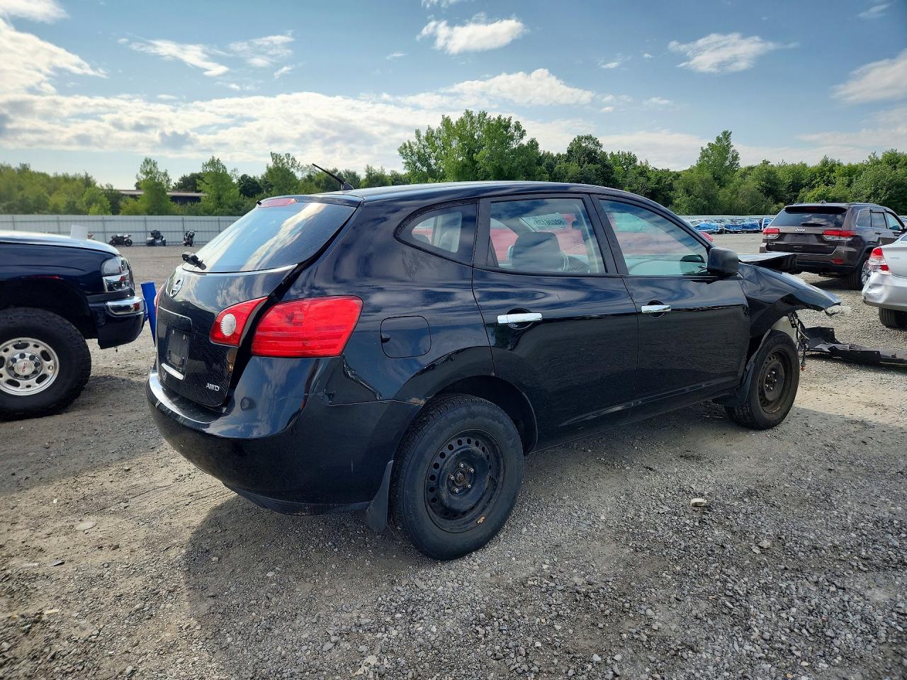 2010 Nissan Rogue S Black vin: JN8AS5MVXAW137435