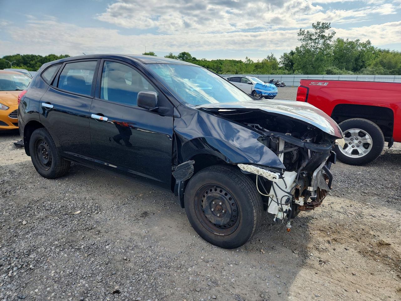 2010 Nissan Rogue S Black vin: JN8AS5MVXAW137435