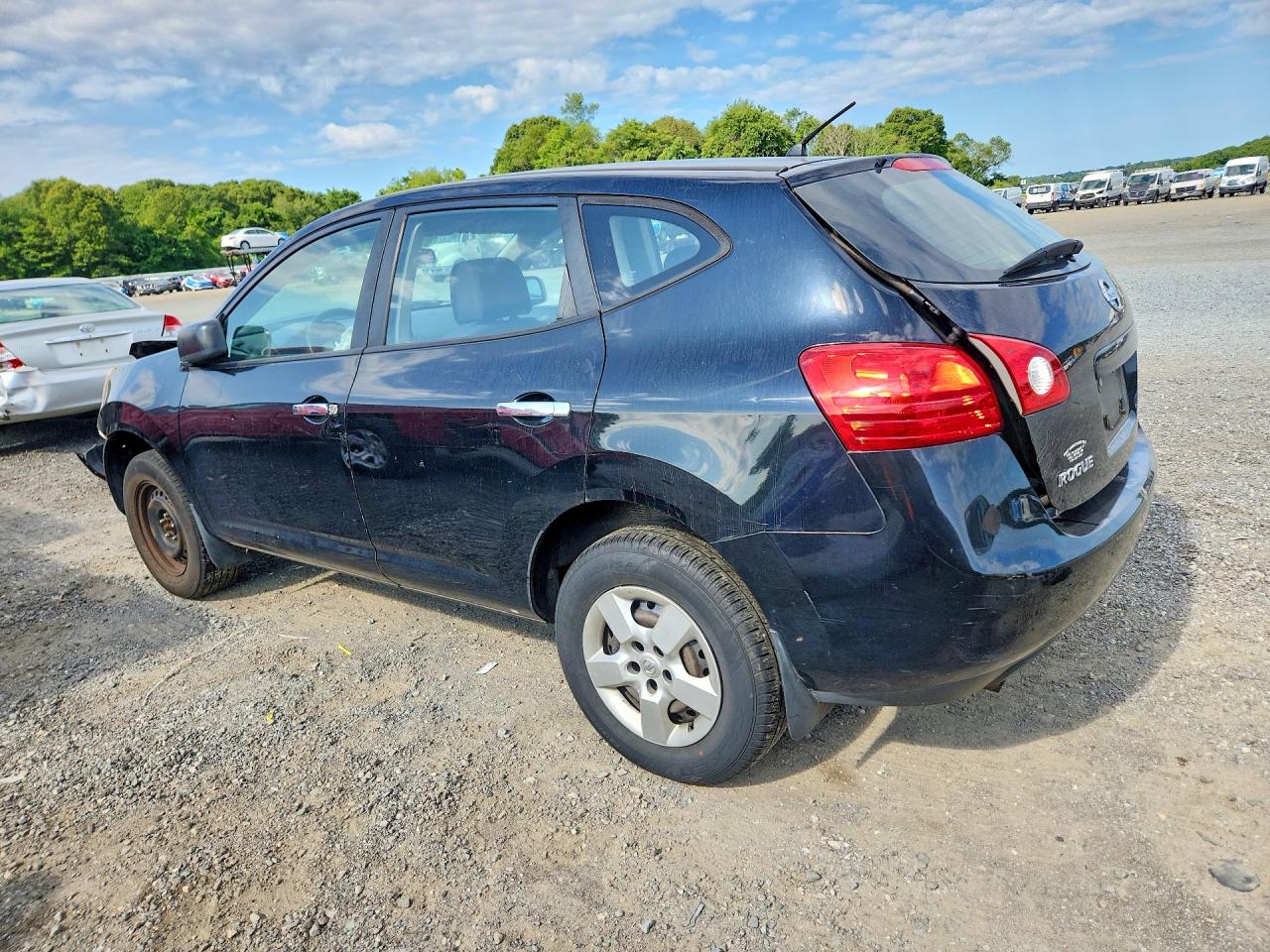 2010 Nissan Rogue S Black vin: JN8AS5MVXAW137435