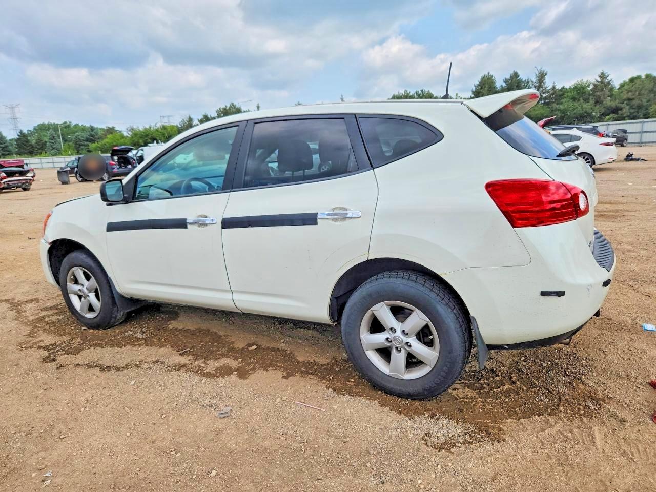 2010 Nissan Rogue S White vin: JN8AS5MVXAW606586