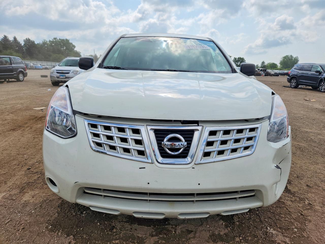 2010 Nissan Rogue S White vin: JN8AS5MVXAW606586