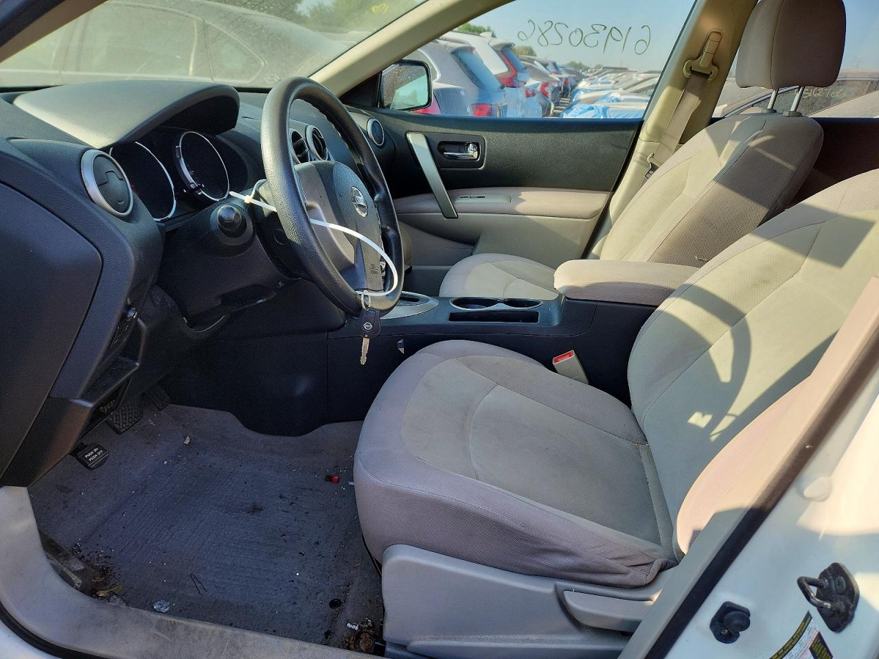 2010 Nissan Rogue S White vin: JN8AS5MVXAW606586