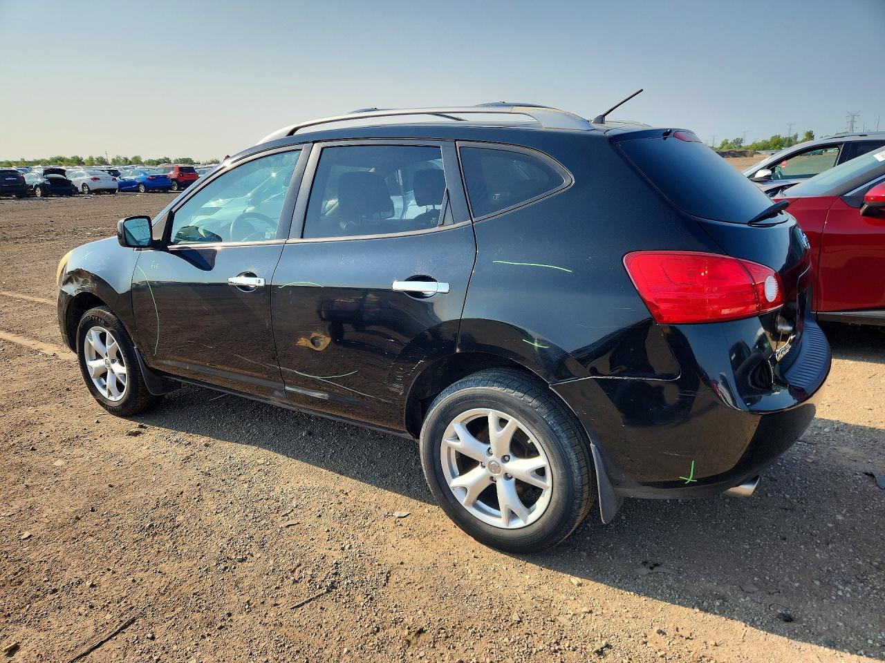 2010 Nissan Rogue S Black vin: JN8AS5MVXAW608130