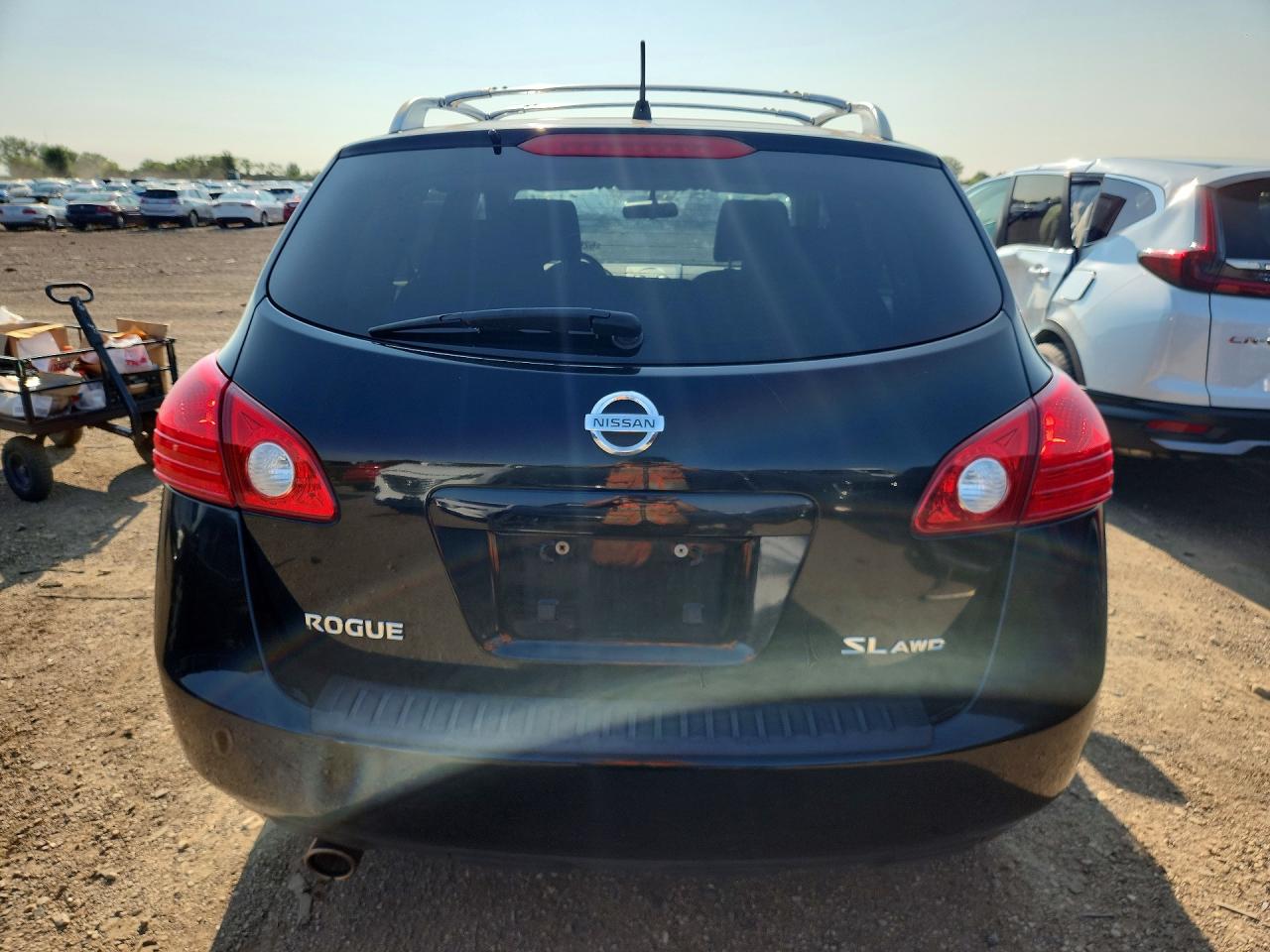 2010 Nissan Rogue S Black vin: JN8AS5MVXAW608130
