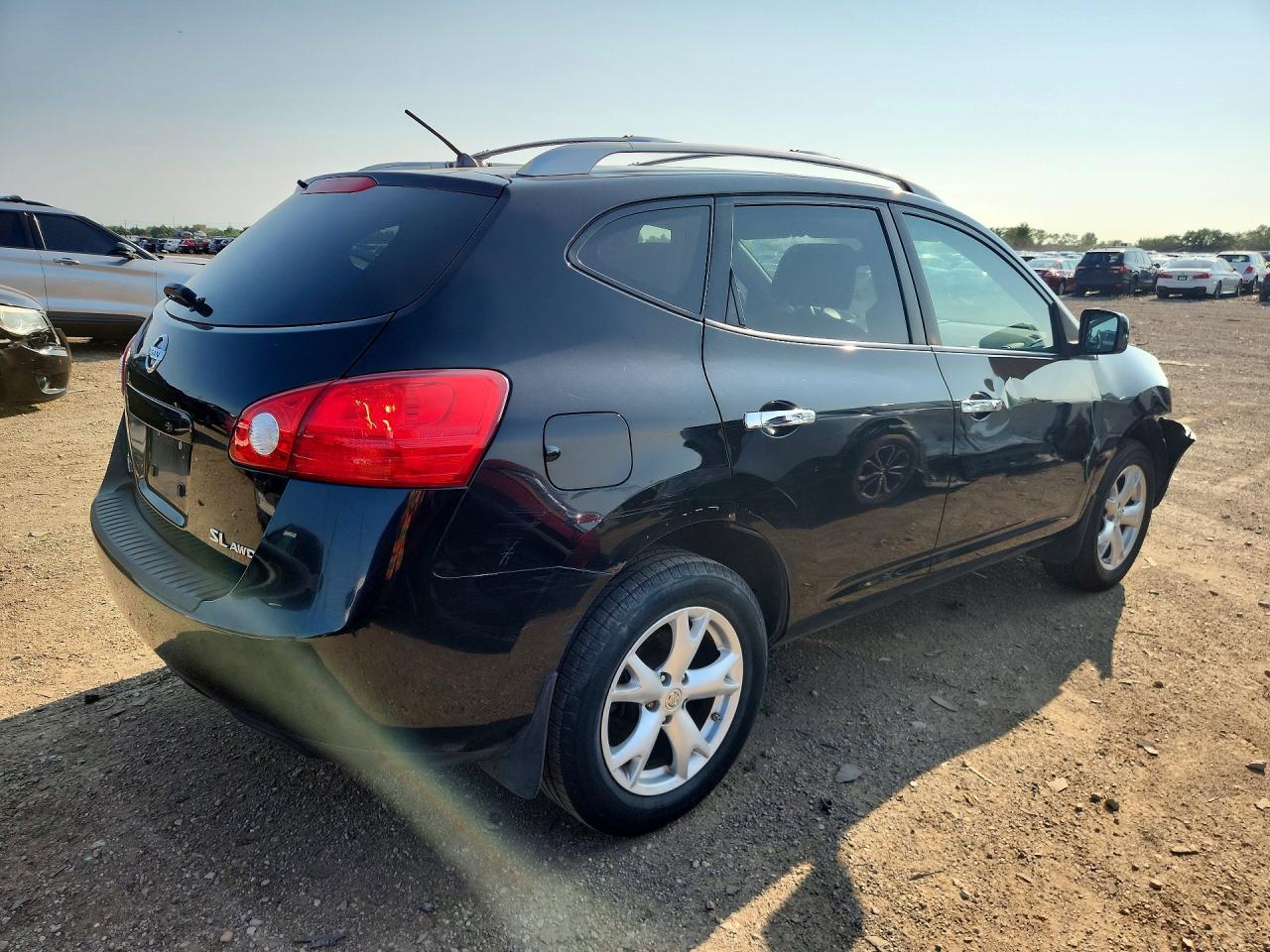 2010 Nissan Rogue S Black vin: JN8AS5MVXAW608130