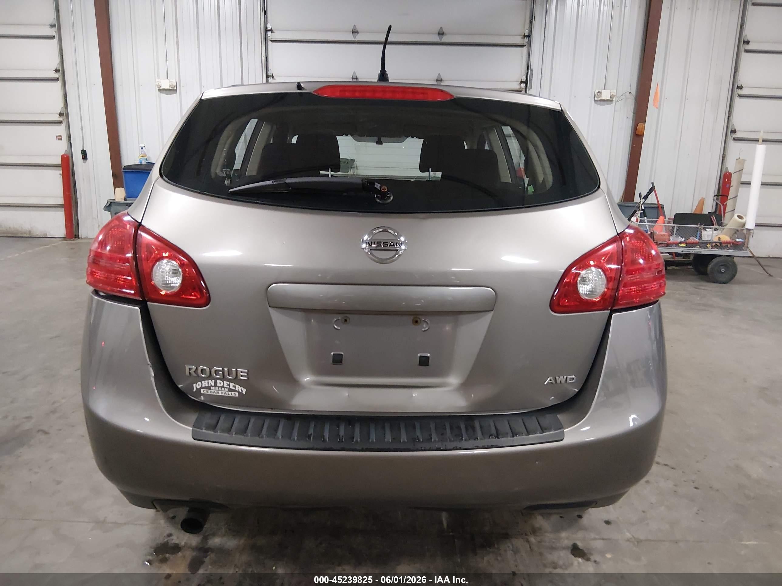2010 Nissan Rogue S Gray vin: JN8AS5MVXAW611321