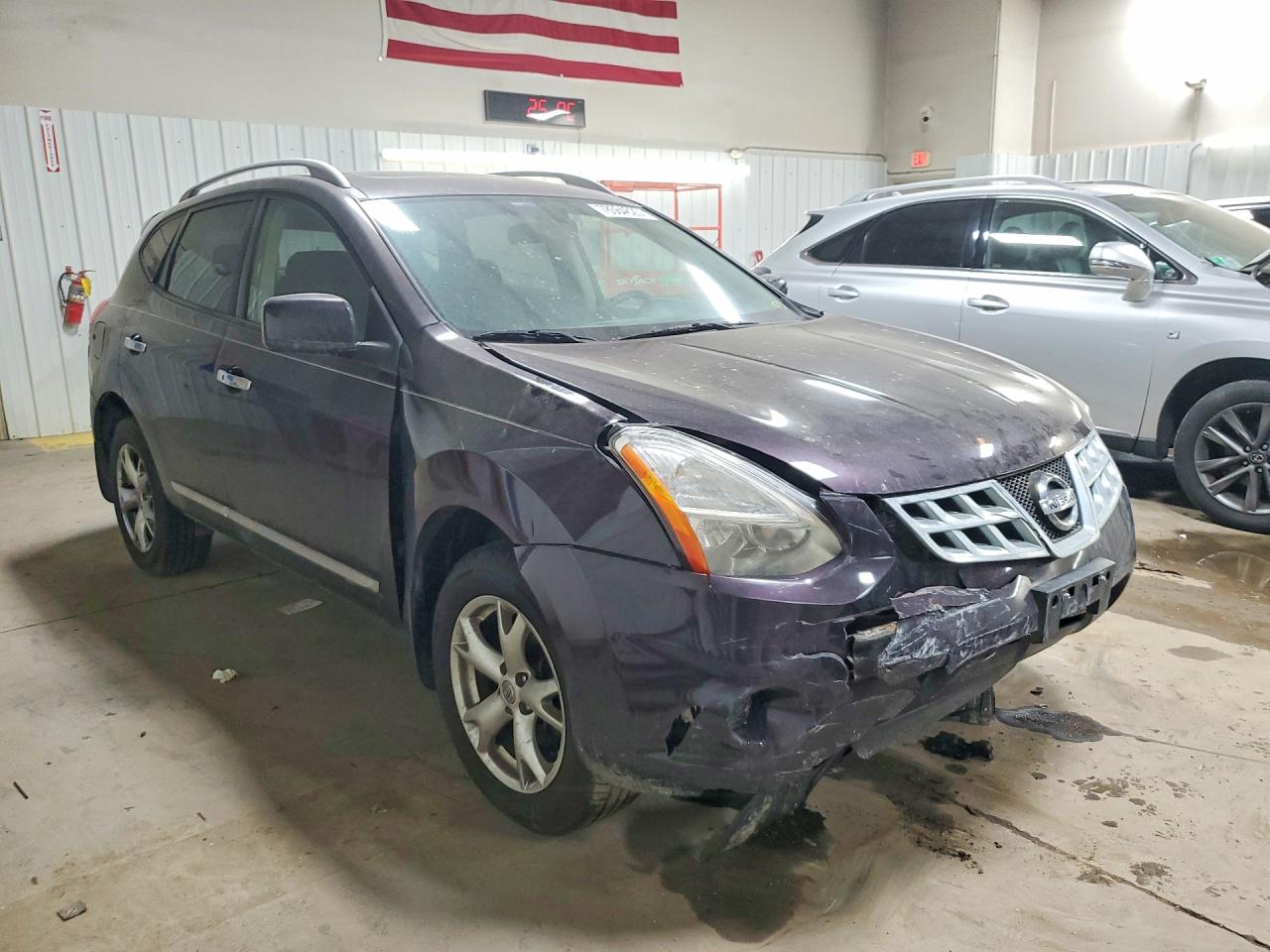 2011 Nissan Rogue S Purple vin: JN8AS5MVXBW253476
