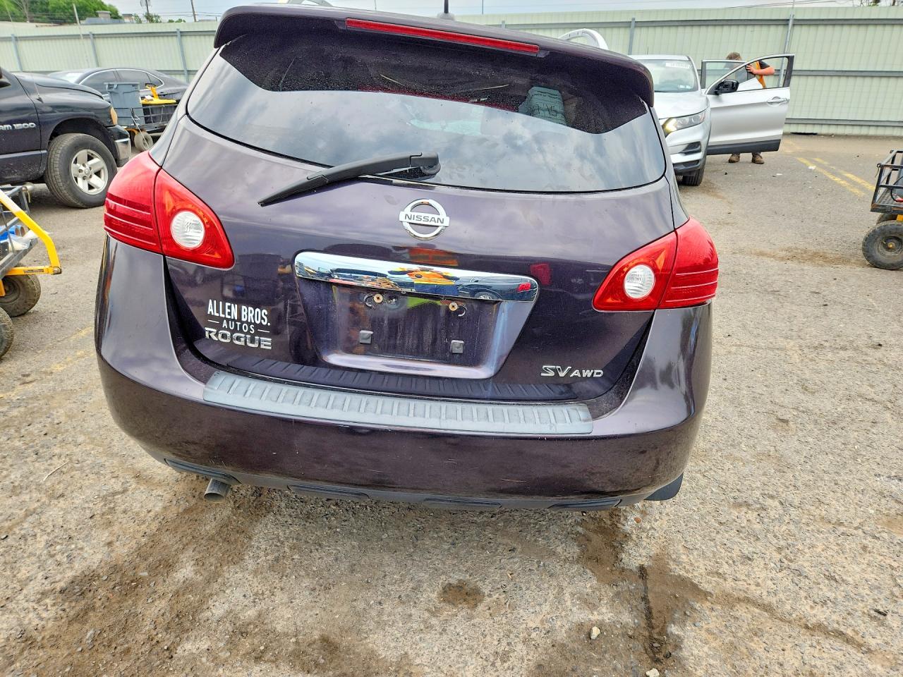 2011 Nissan Rogue S Purple vin: JN8AS5MVXBW253719