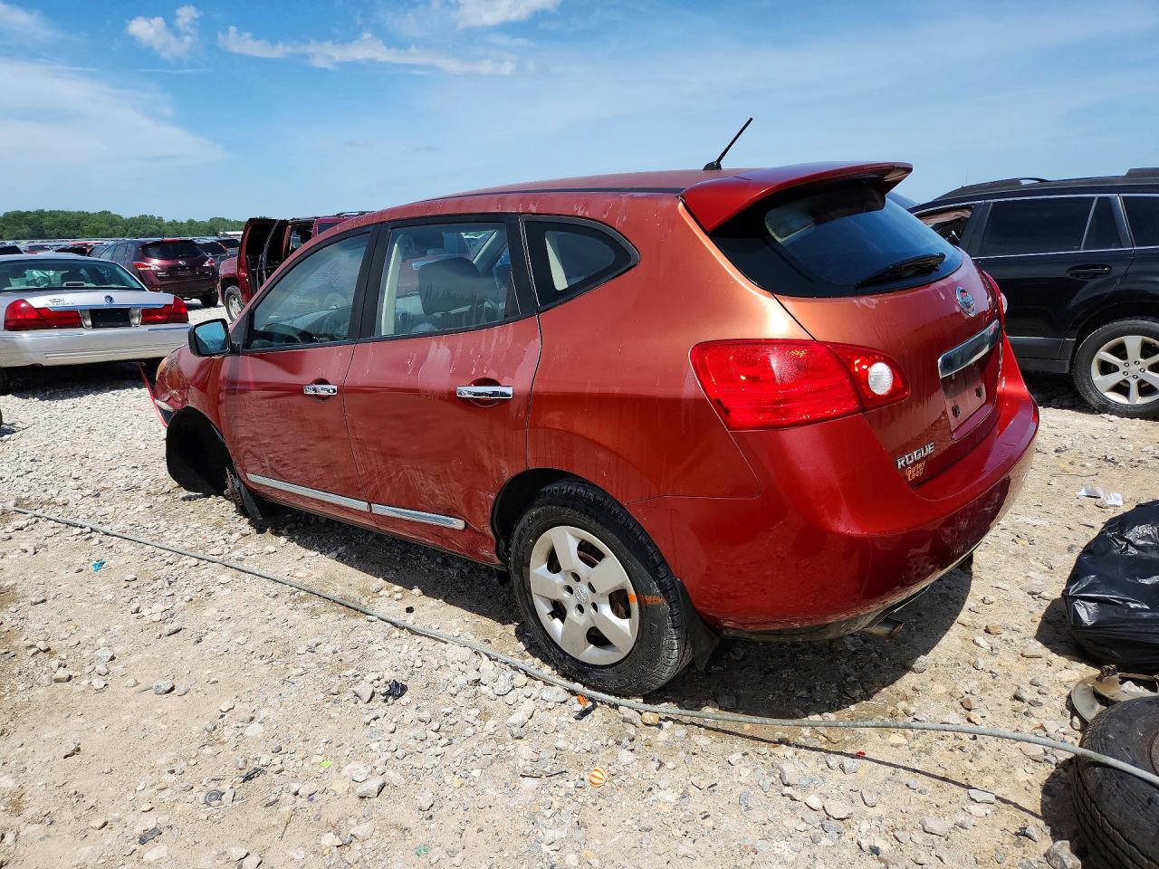 2011 Nissan Rogue S Burgundy vin: JN8AS5MVXBW277972