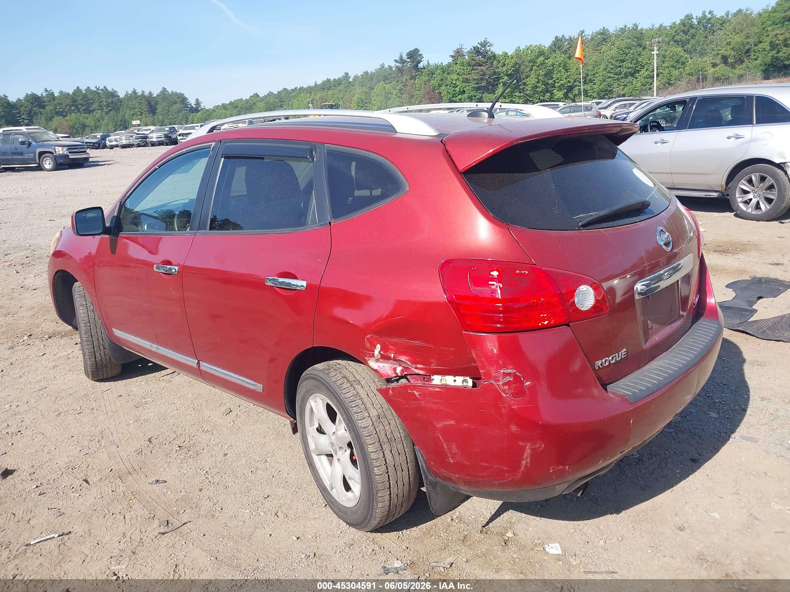 2011 Nissan Rogue Sv Red vin: JN8AS5MVXBW279060
