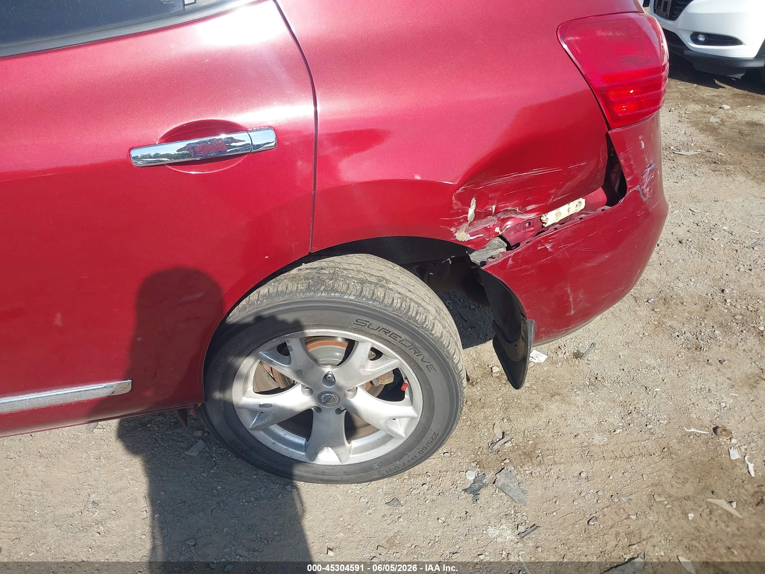 2011 Nissan Rogue Sv Red vin: JN8AS5MVXBW279060