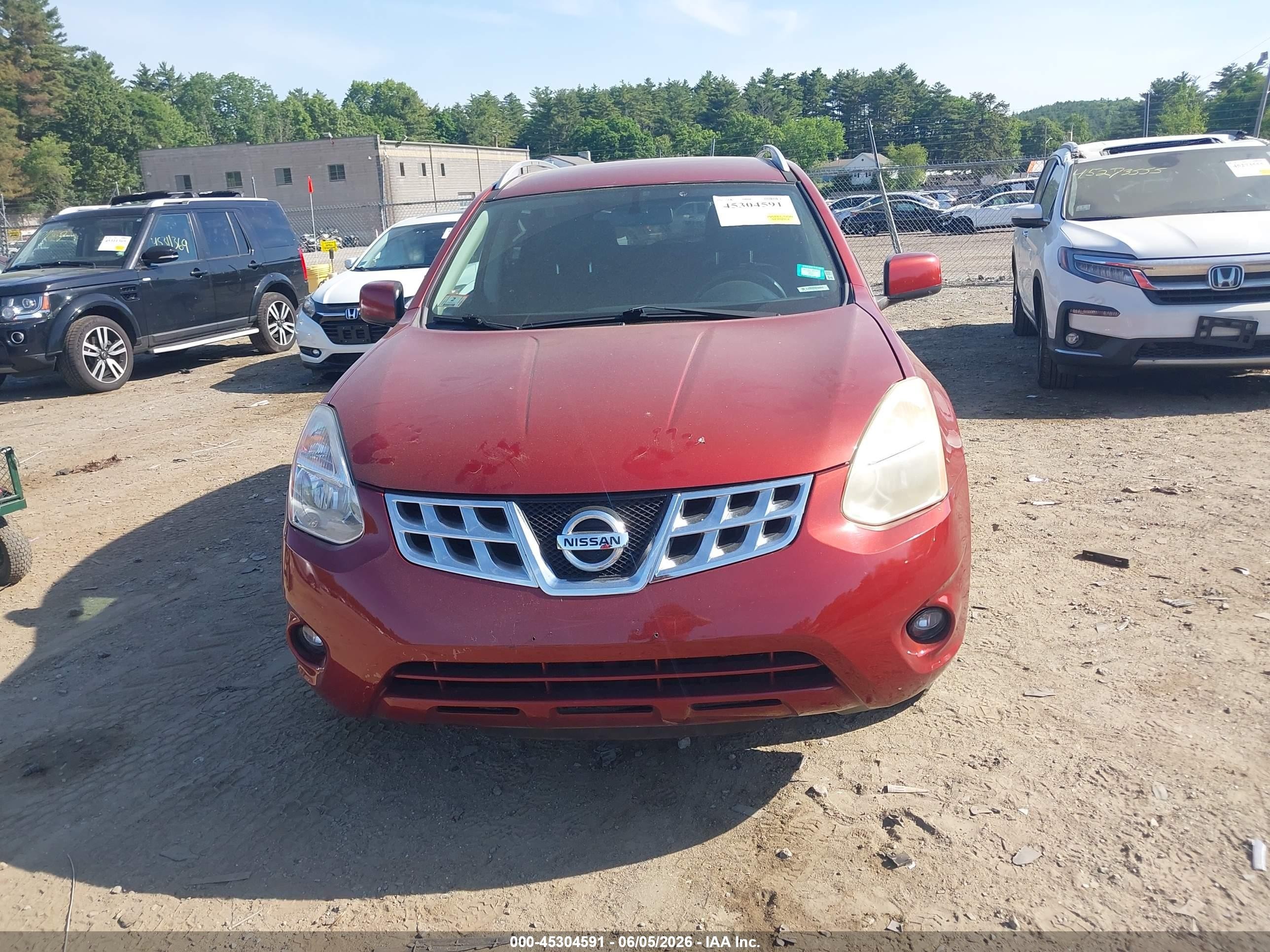 2011 Nissan Rogue Sv Red vin: JN8AS5MVXBW279060