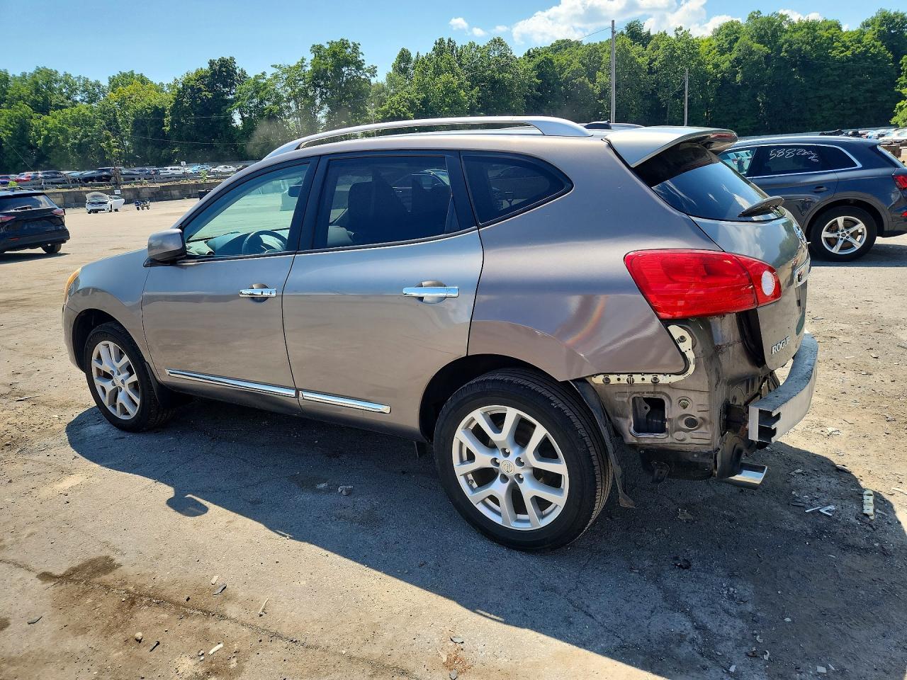 2011 Nissan Rogue S Silver vin: JN8AS5MVXBW281729