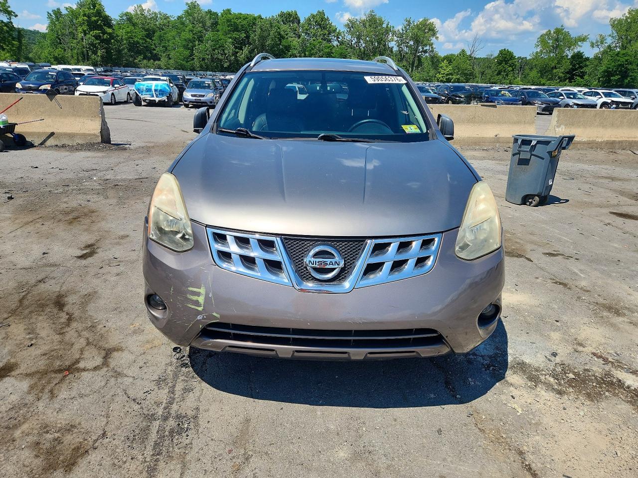 2011 Nissan Rogue S Silver vin: JN8AS5MVXBW281729