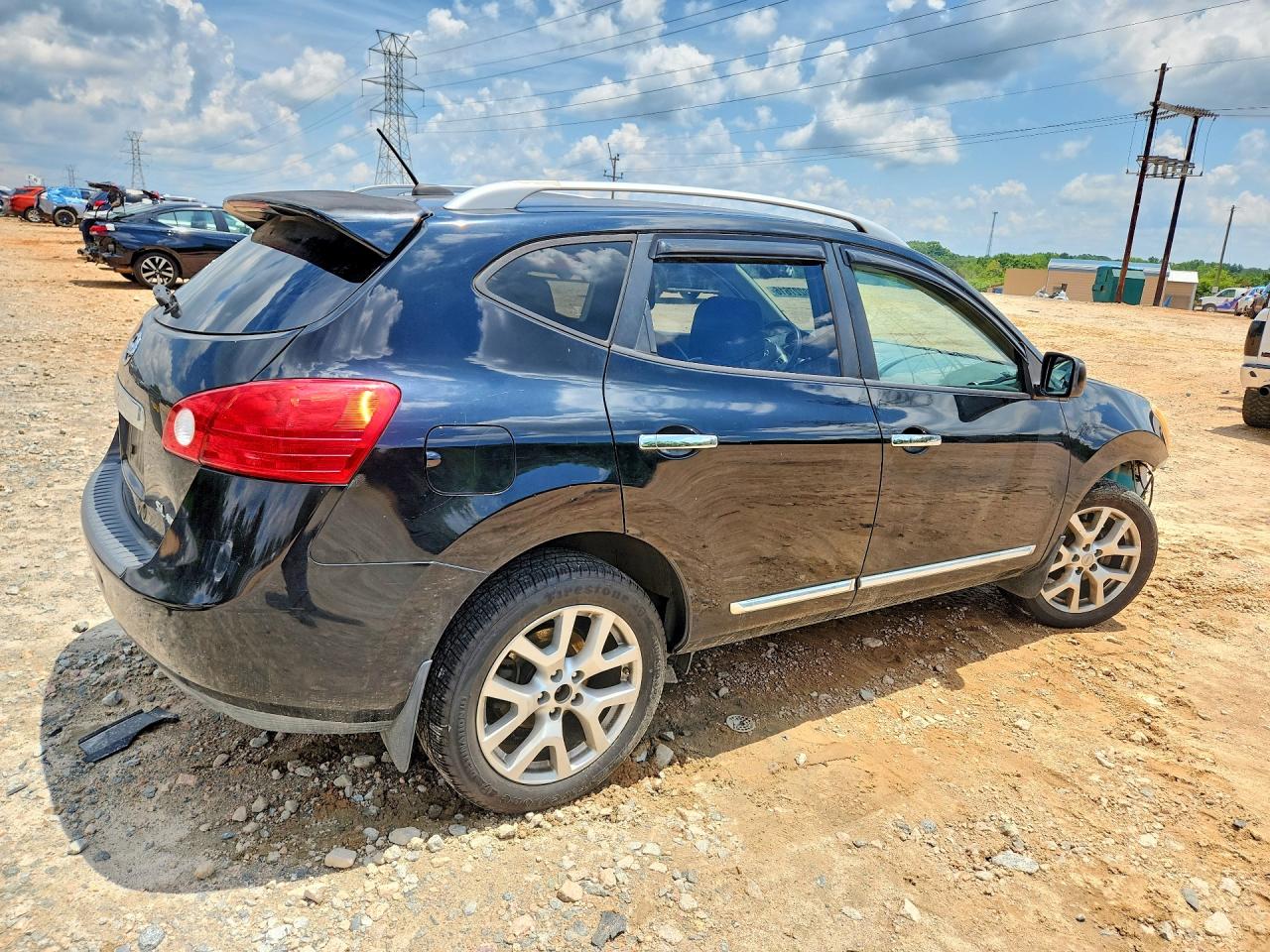 2011 Nissan Rogue S Черный vin: JN8AS5MVXBW282556