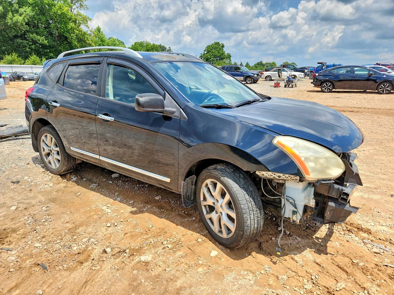 2011 Nissan Rogue S Черный vin: JN8AS5MVXBW282556