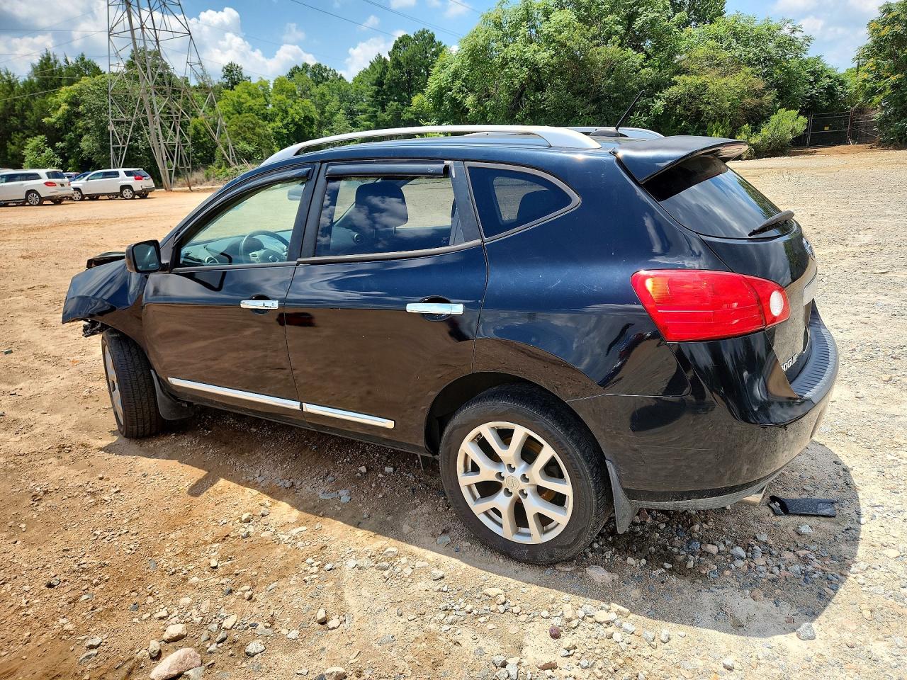 2011 Nissan Rogue S Черный vin: JN8AS5MVXBW282556