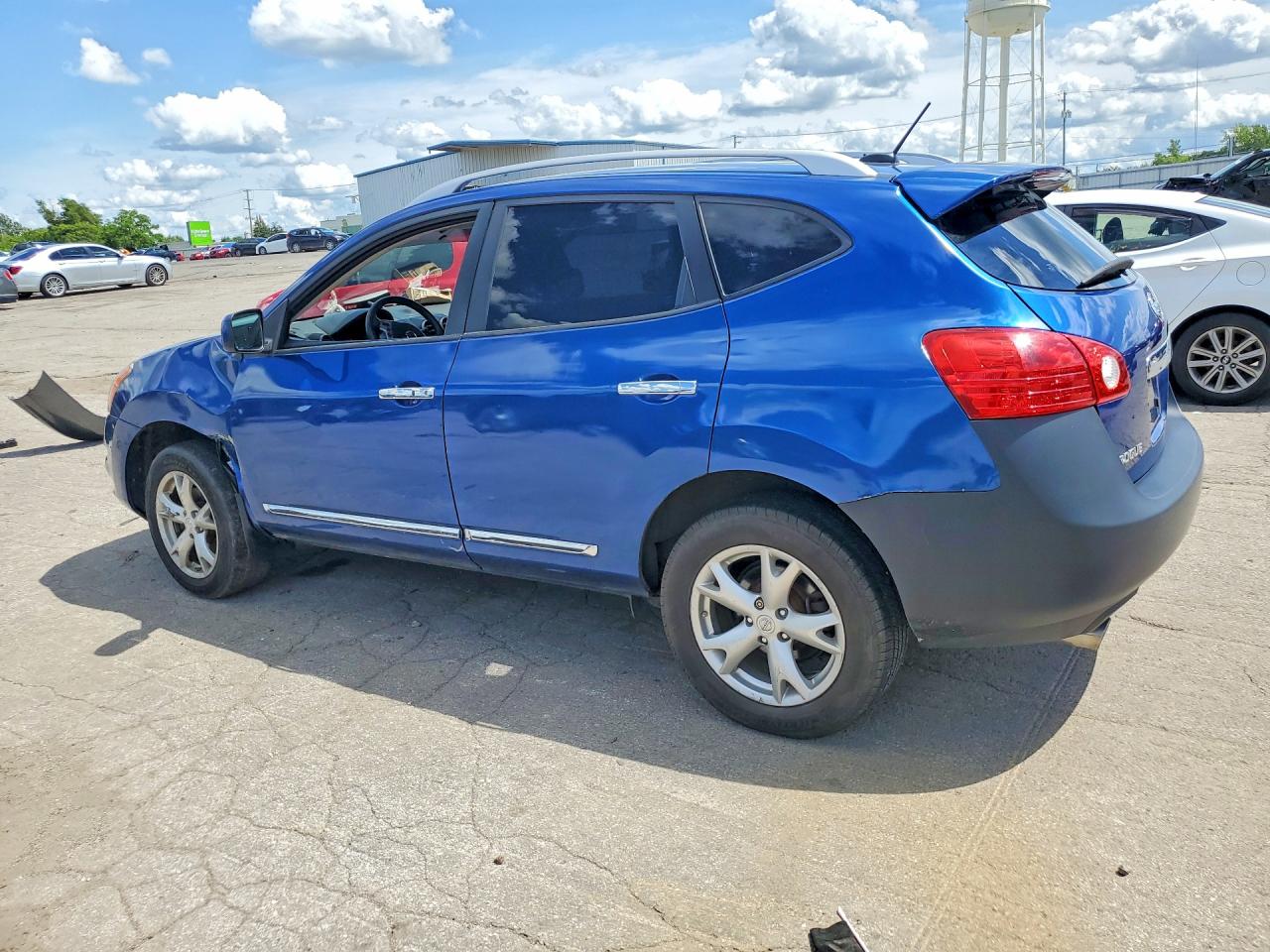 2011 Nissan Rogue S Синий vin: JN8AS5MVXBW284260