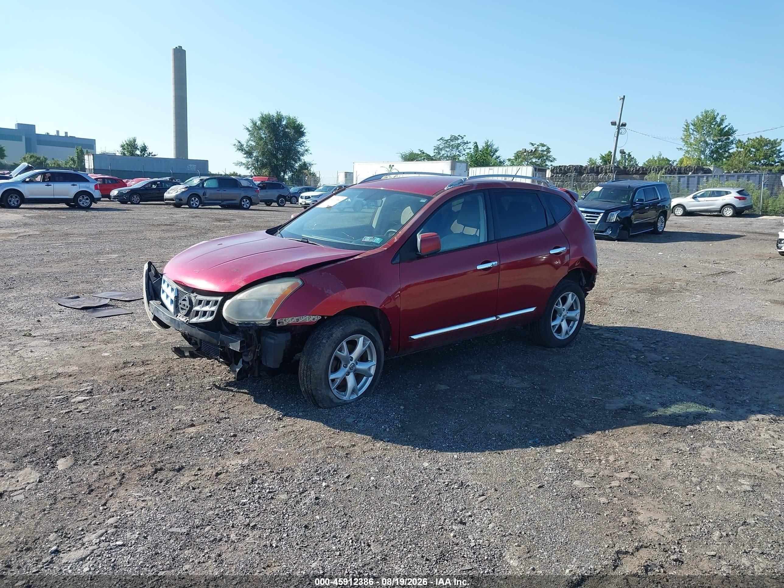 2011 Nissan Rogue Sv Red vin: JN8AS5MVXBW287286