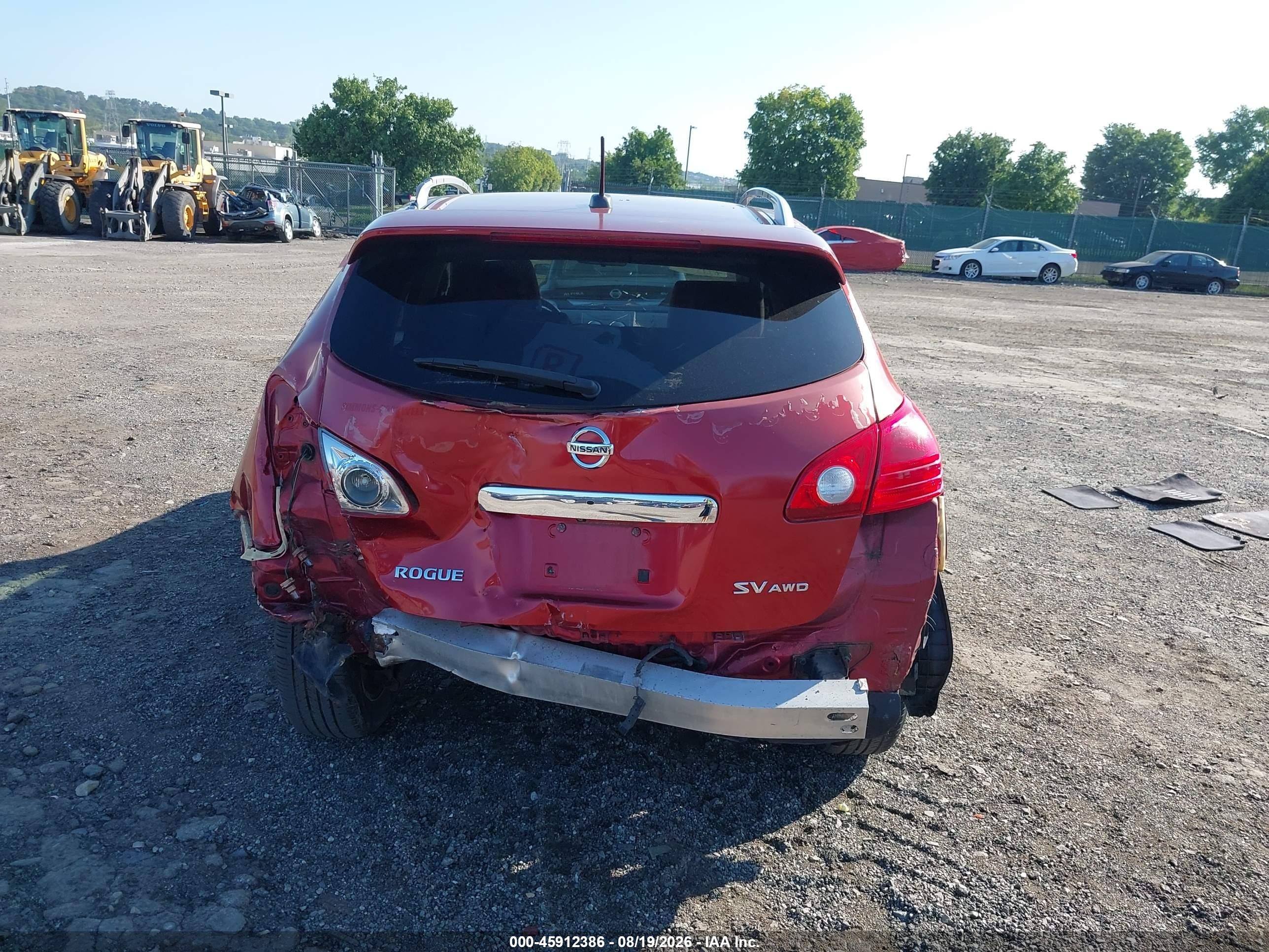 2011 Nissan Rogue Sv Red vin: JN8AS5MVXBW287286