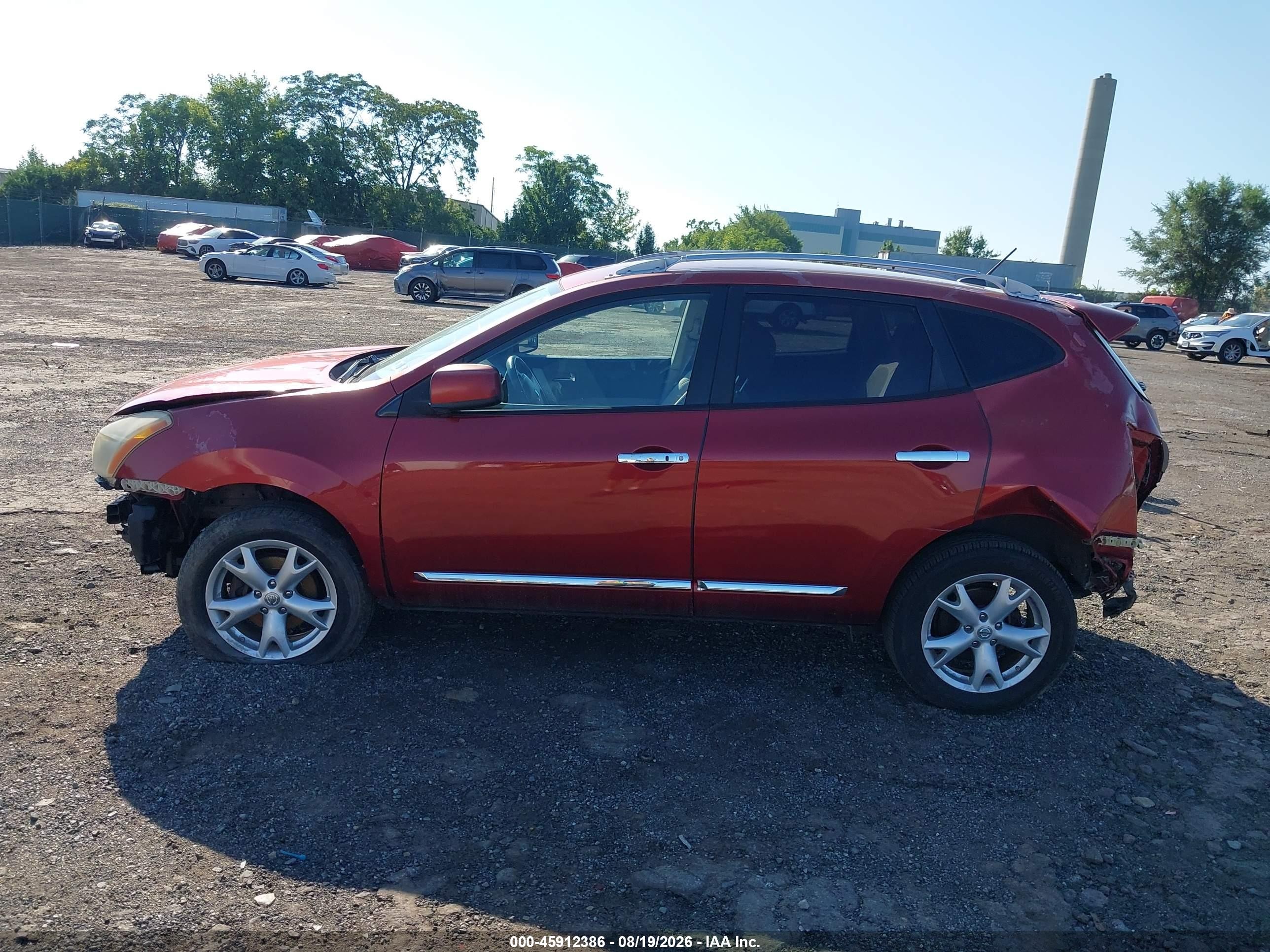 2011 Nissan Rogue Sv Red vin: JN8AS5MVXBW287286