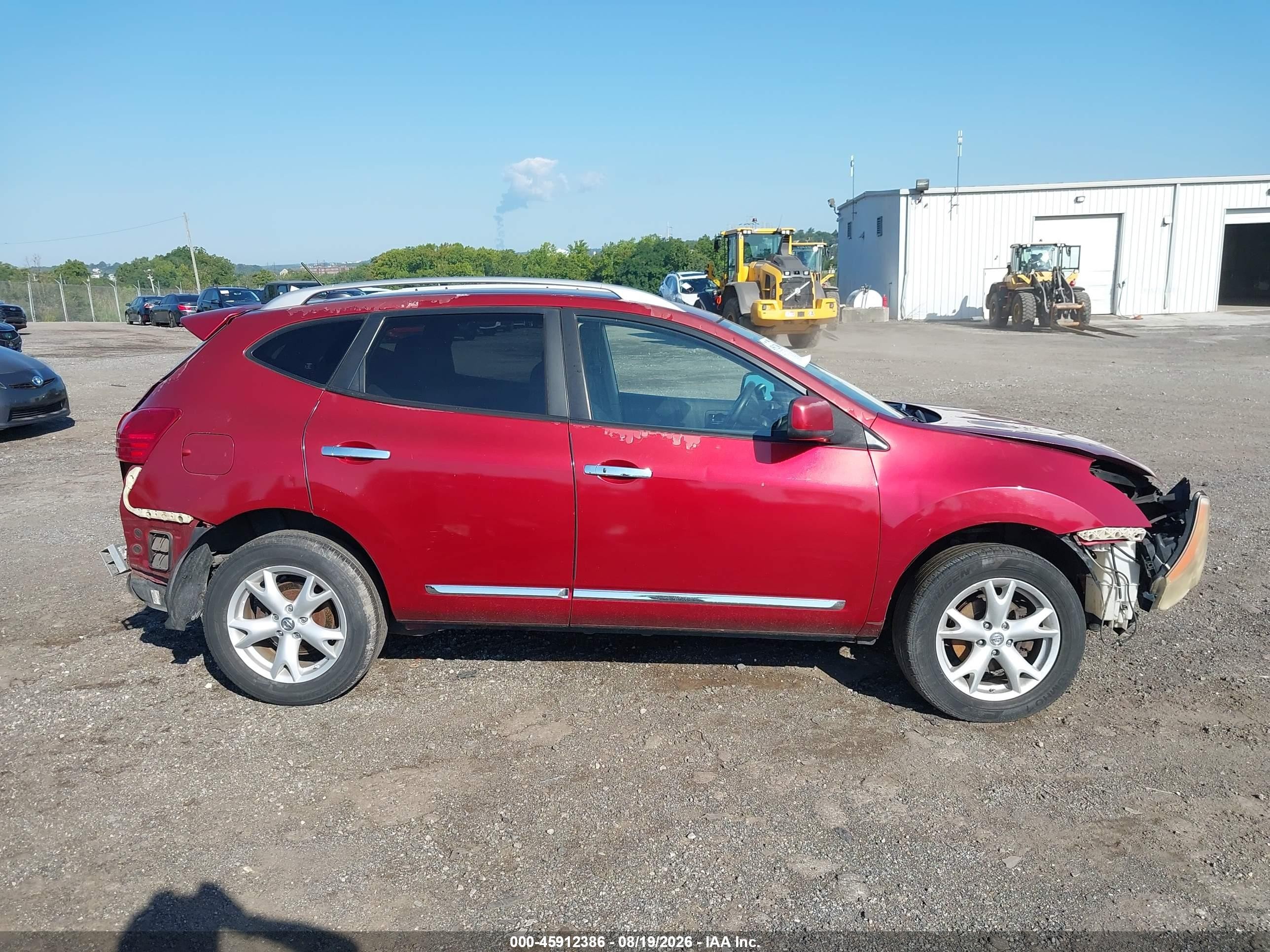 2011 Nissan Rogue Sv Red vin: JN8AS5MVXBW287286