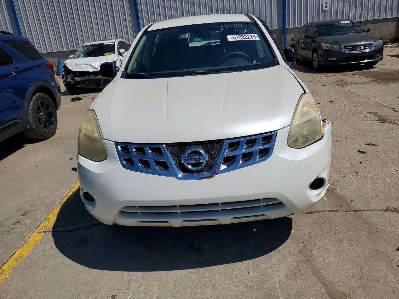 2011 Nissan Rogue S White vin: JN8AS5MVXBW292312