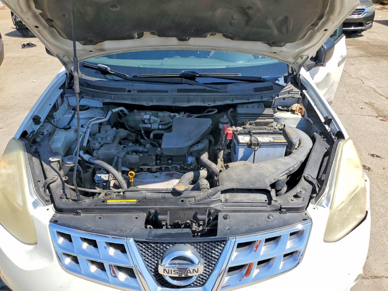 2011 Nissan Rogue S White vin: JN8AS5MVXBW292312