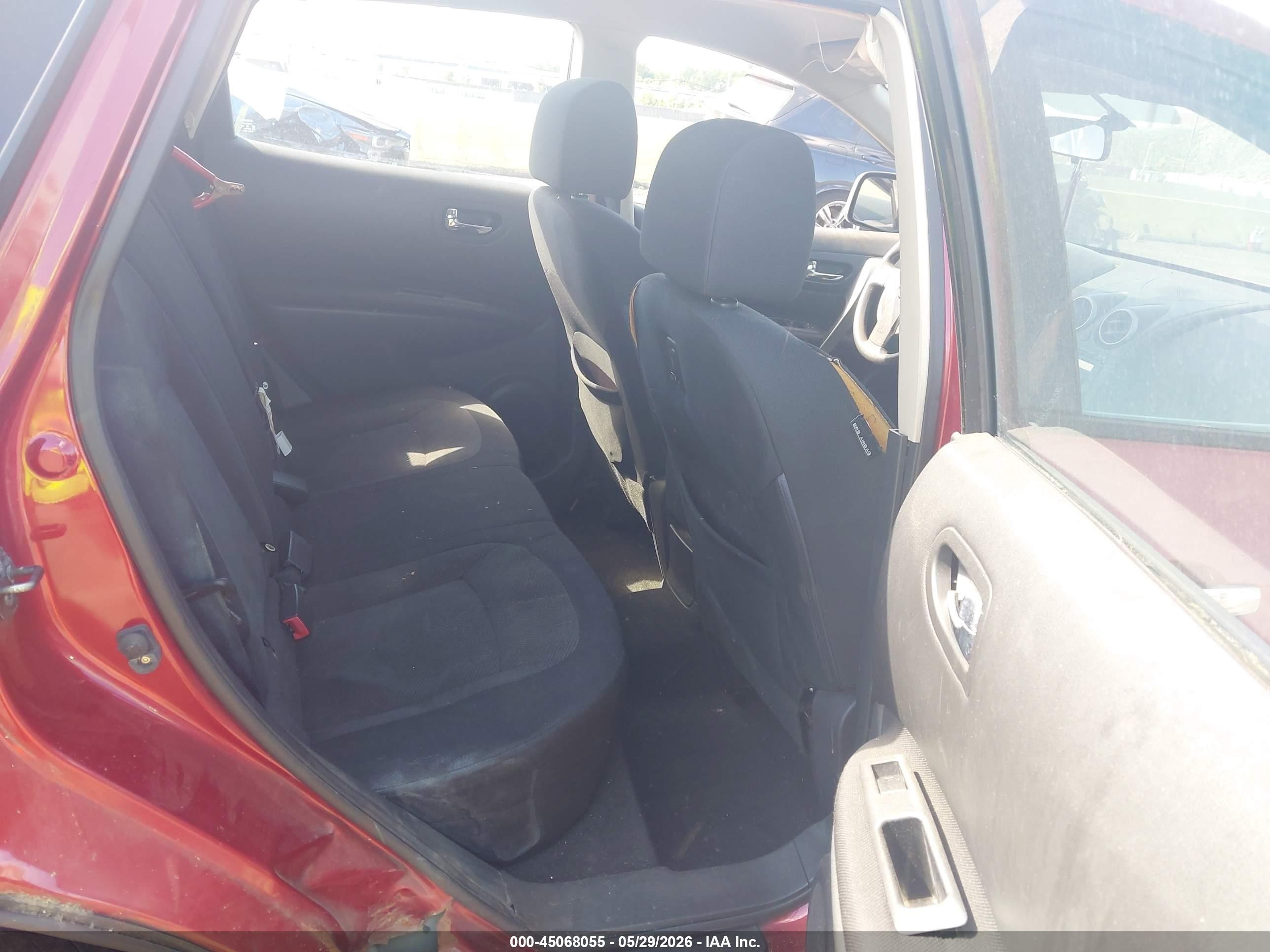 2011 Nissan Rogue S Red vin: JN8AS5MVXBW293783