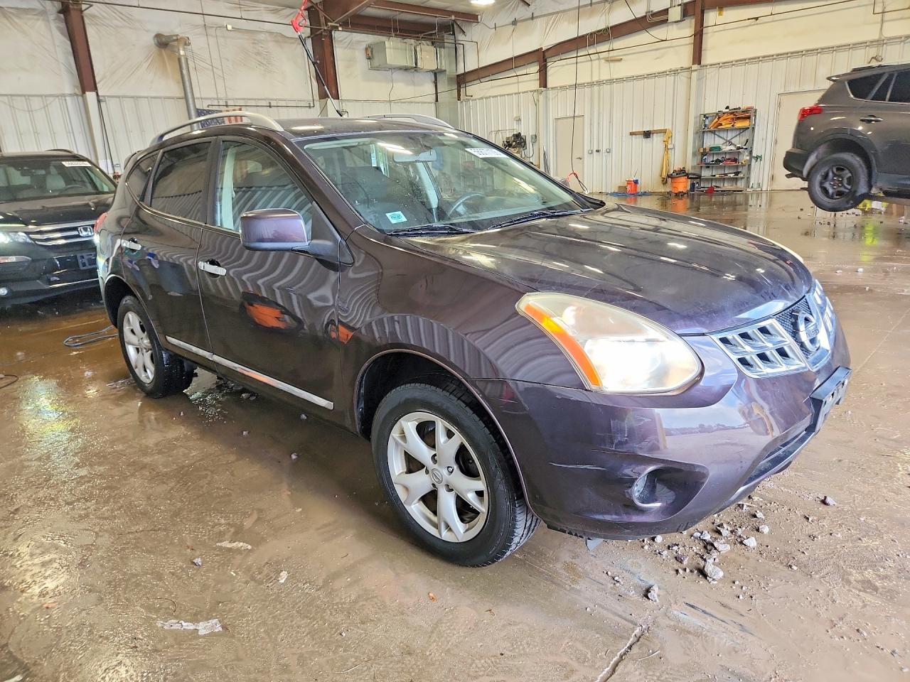 2011 Nissan Rogue S Purple vin: JN8AS5MVXBW301218