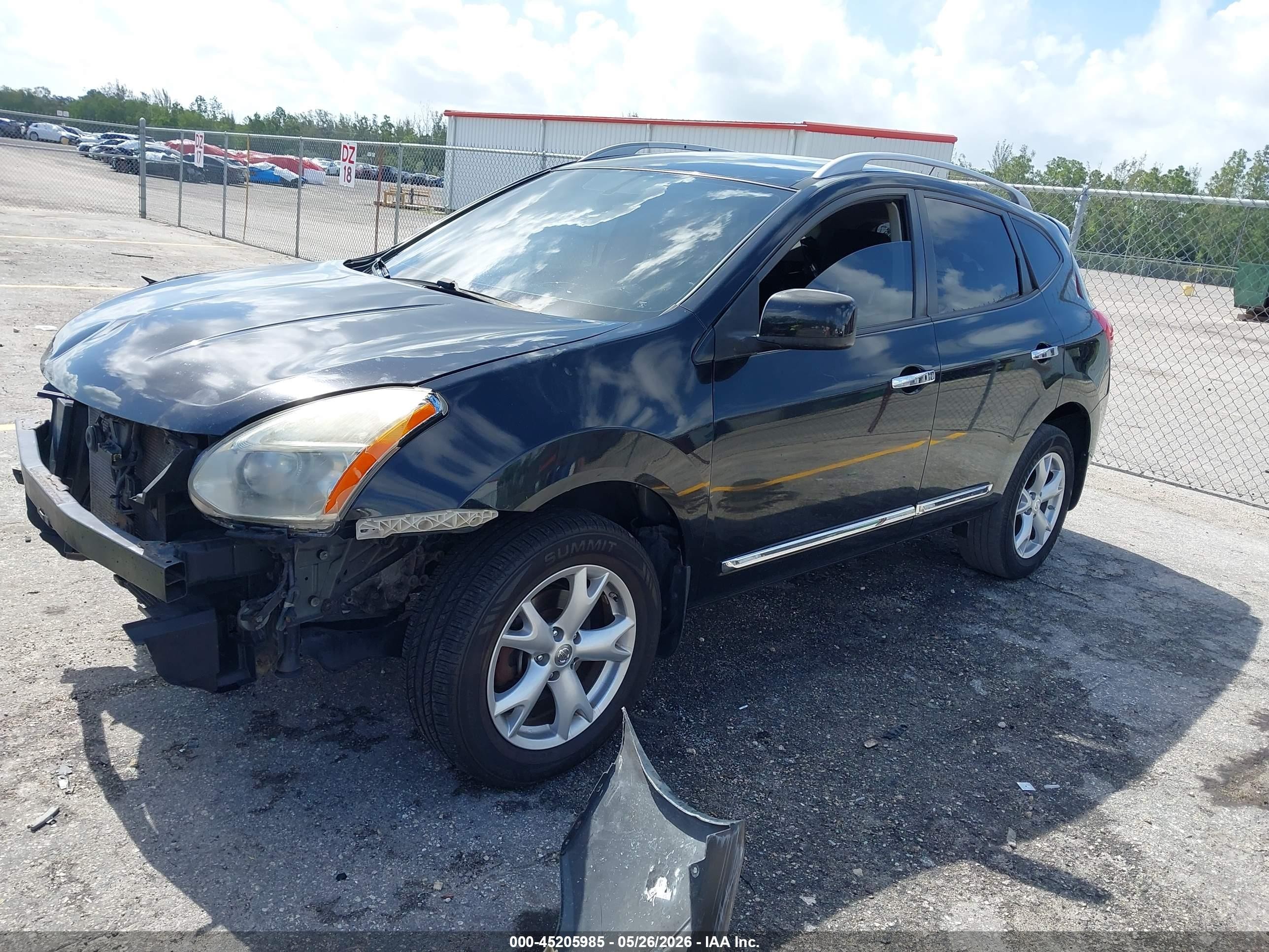 2011 Nissan Rogue Sv Black vin: JN8AS5MVXBW304720