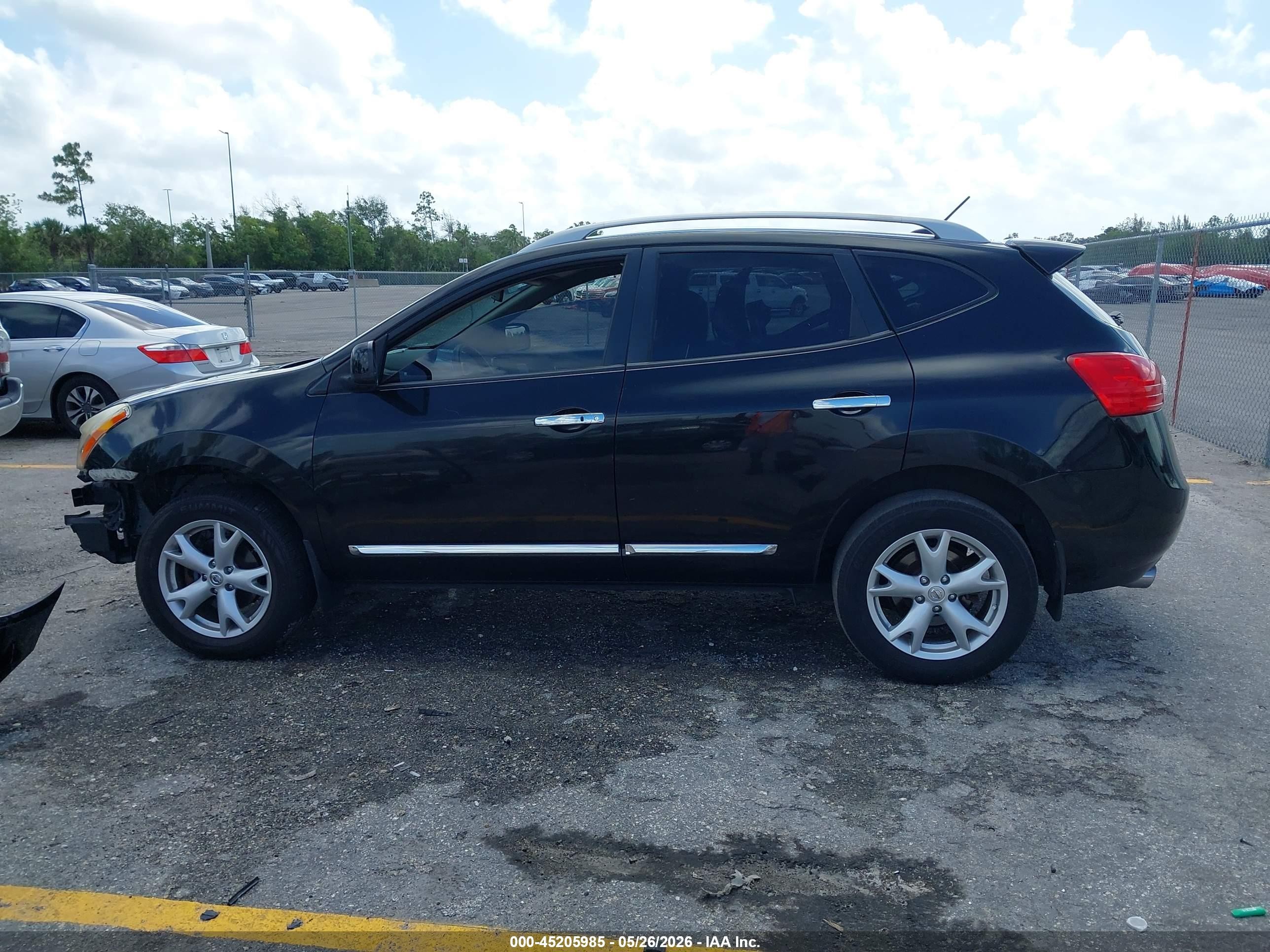 2011 Nissan Rogue Sv Black vin: JN8AS5MVXBW304720