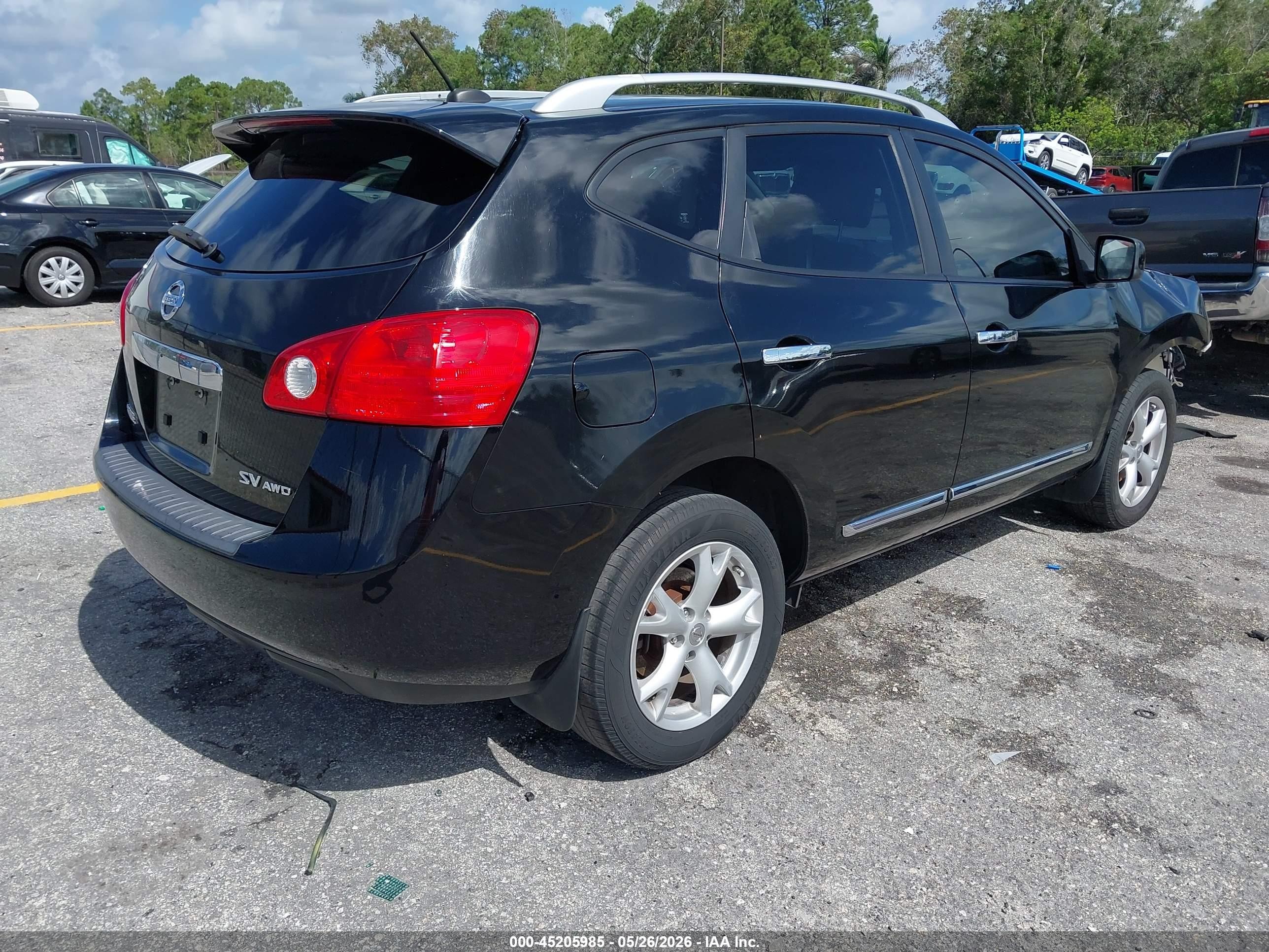 2011 Nissan Rogue Sv Black vin: JN8AS5MVXBW304720