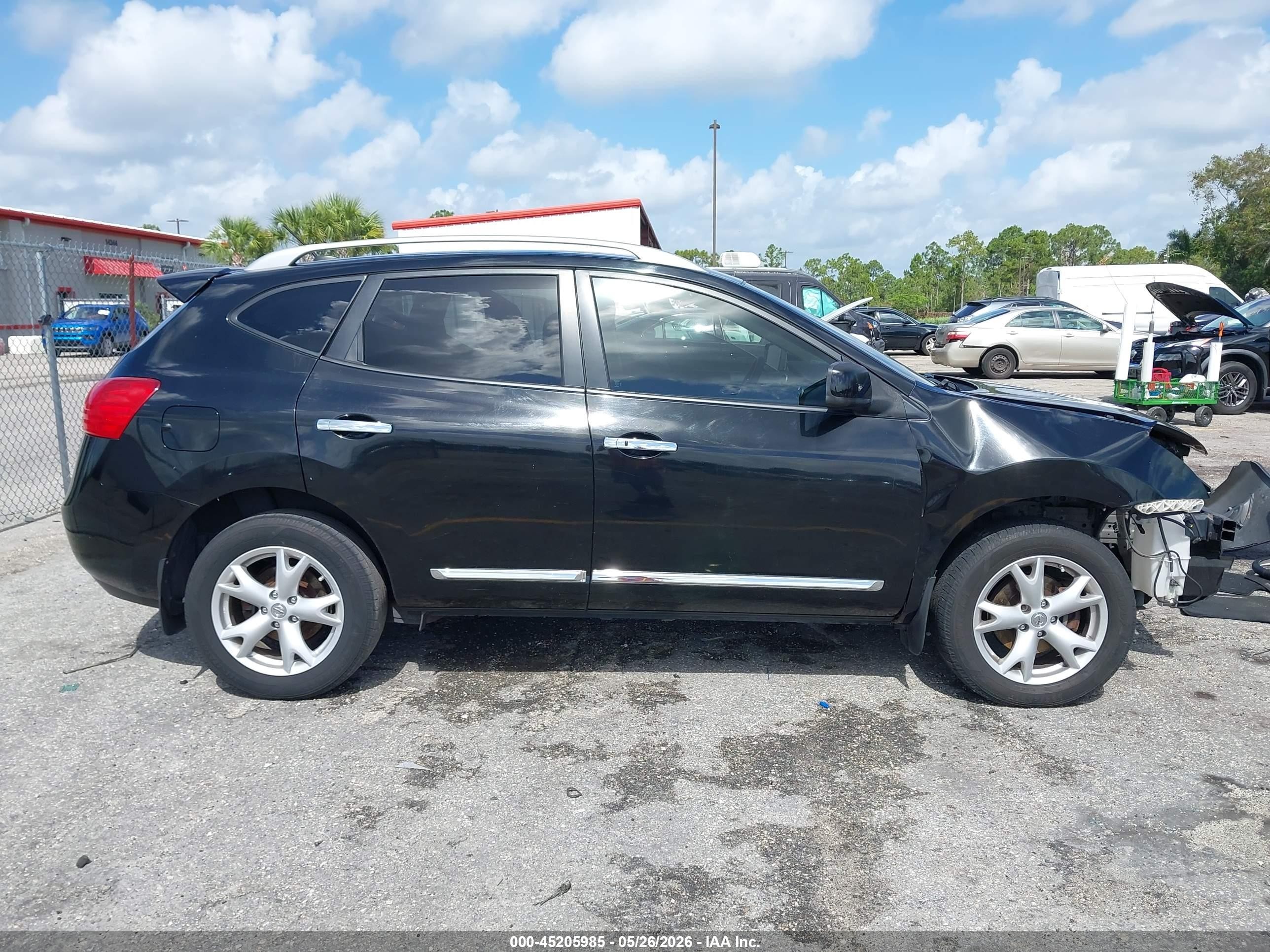 2011 Nissan Rogue Sv Black vin: JN8AS5MVXBW304720
